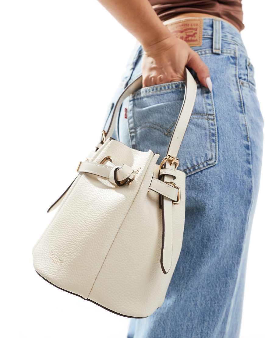 River Island Pinched Edge Bucket Bag in Blue Lyst UK