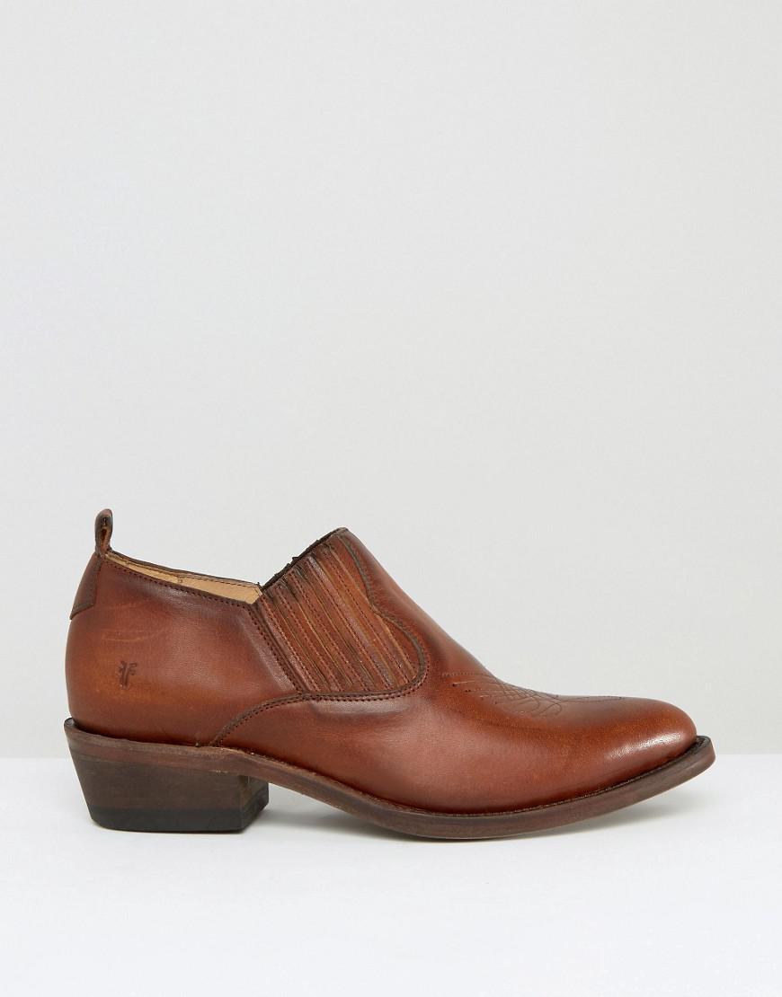 frye billy shootie cognac