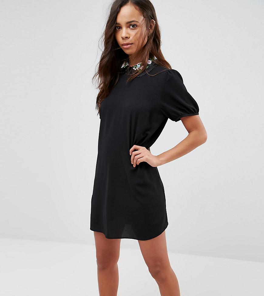 new look embroidered dress