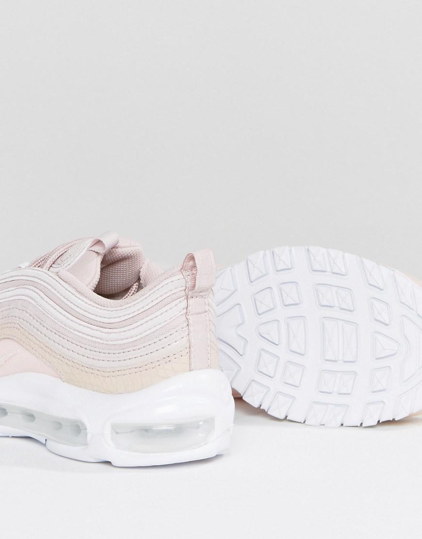 nike air max 97 premium trainers in pink