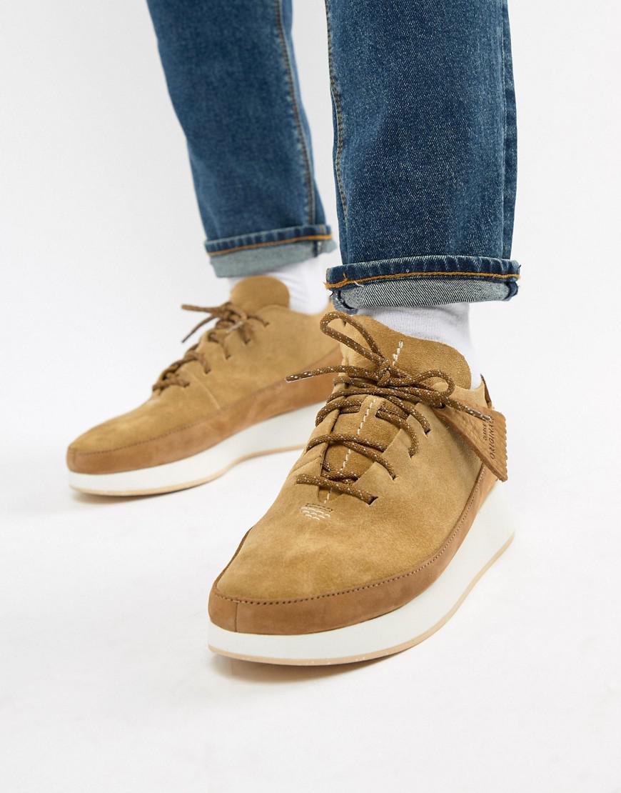 clarks originals black kiowa trainers