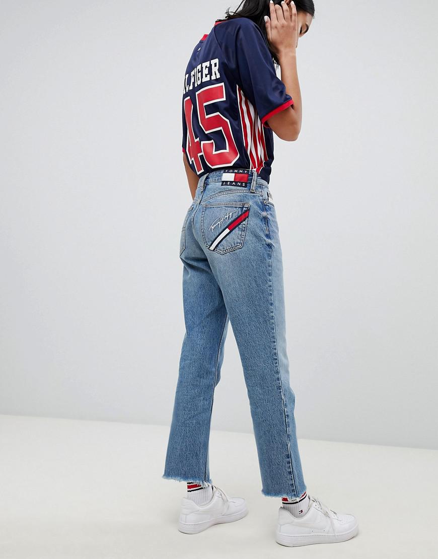 tommy mom jeans 90s