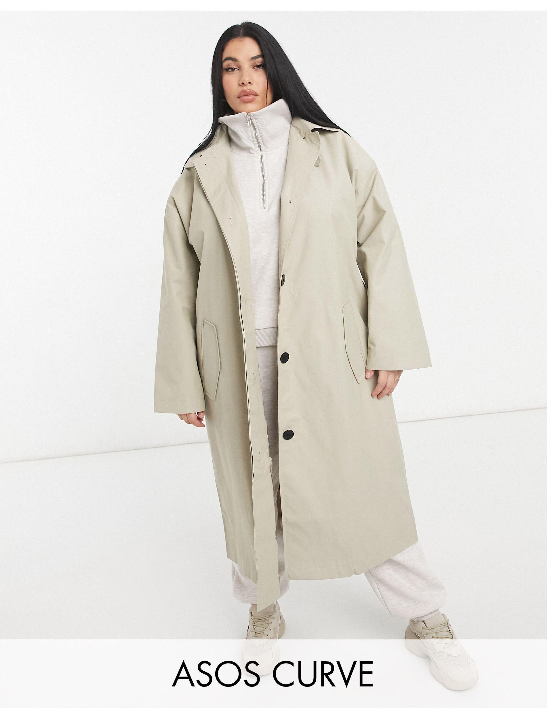 curve raincoat