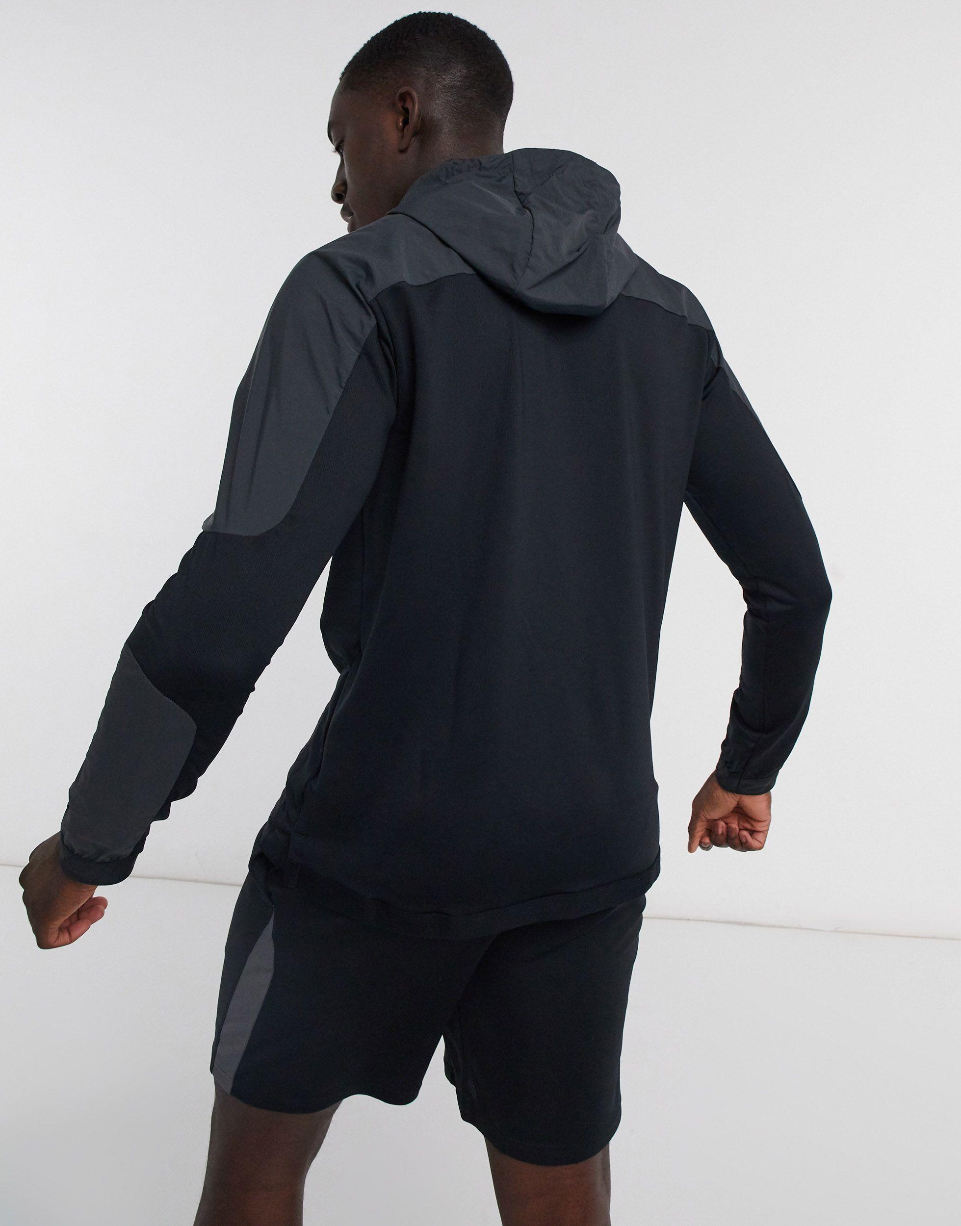 Nike mens wild run element hooded discount half zip top