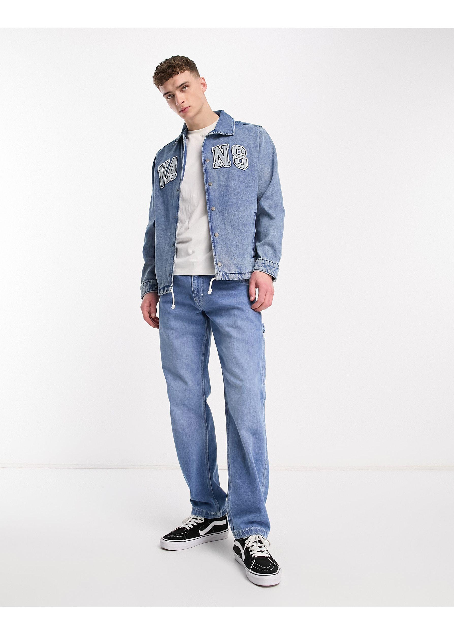 Vans Denim Torrey Coach Jacket in Blue for Men Lyst