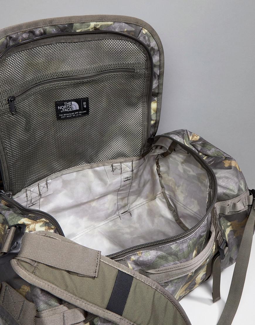 The North Face Base Camp Duffel Bag Small 50 Litres In Tropical Camo/green  for Men | Lyst