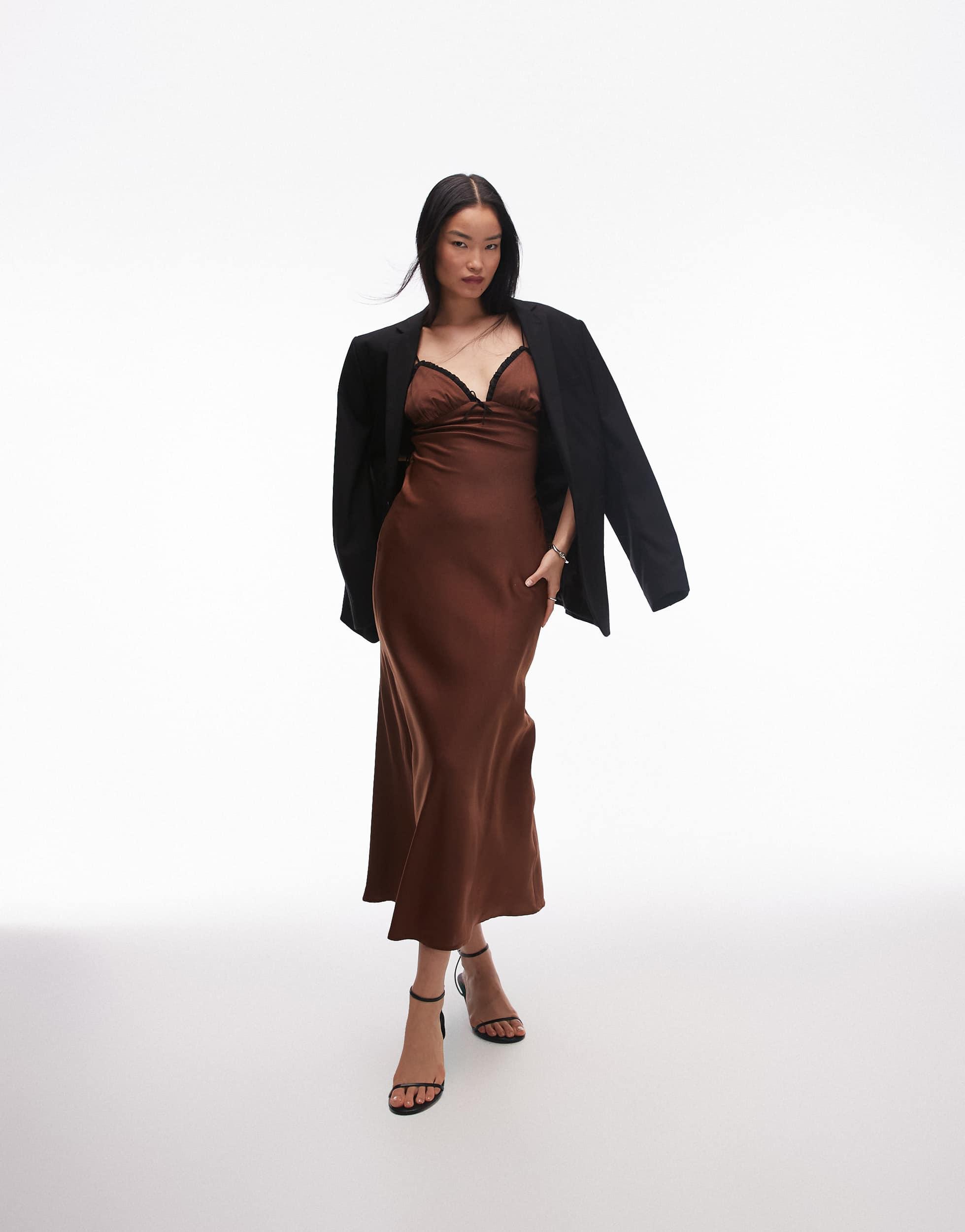 nia brown dress Victoria Dress