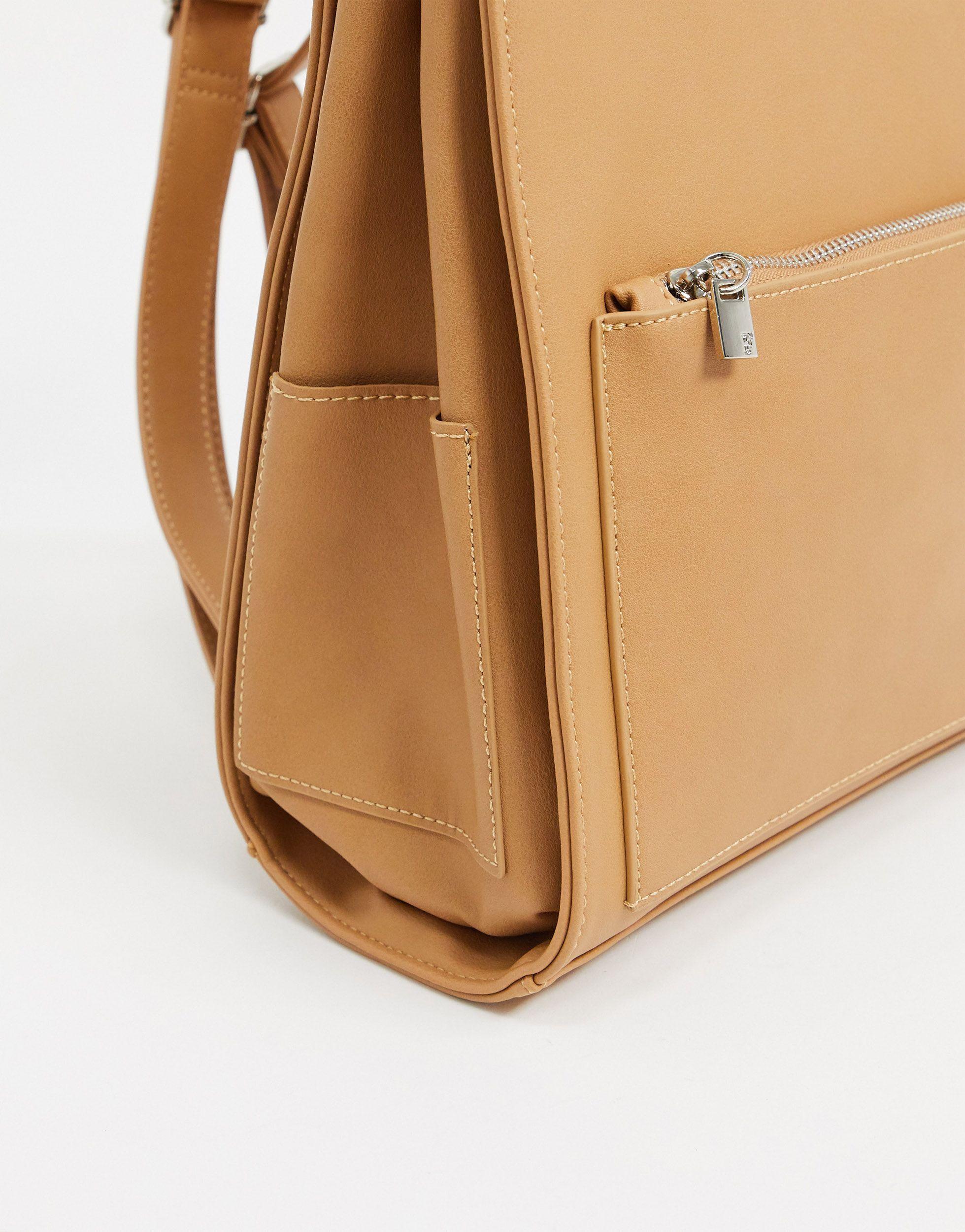 french connection leather backpack