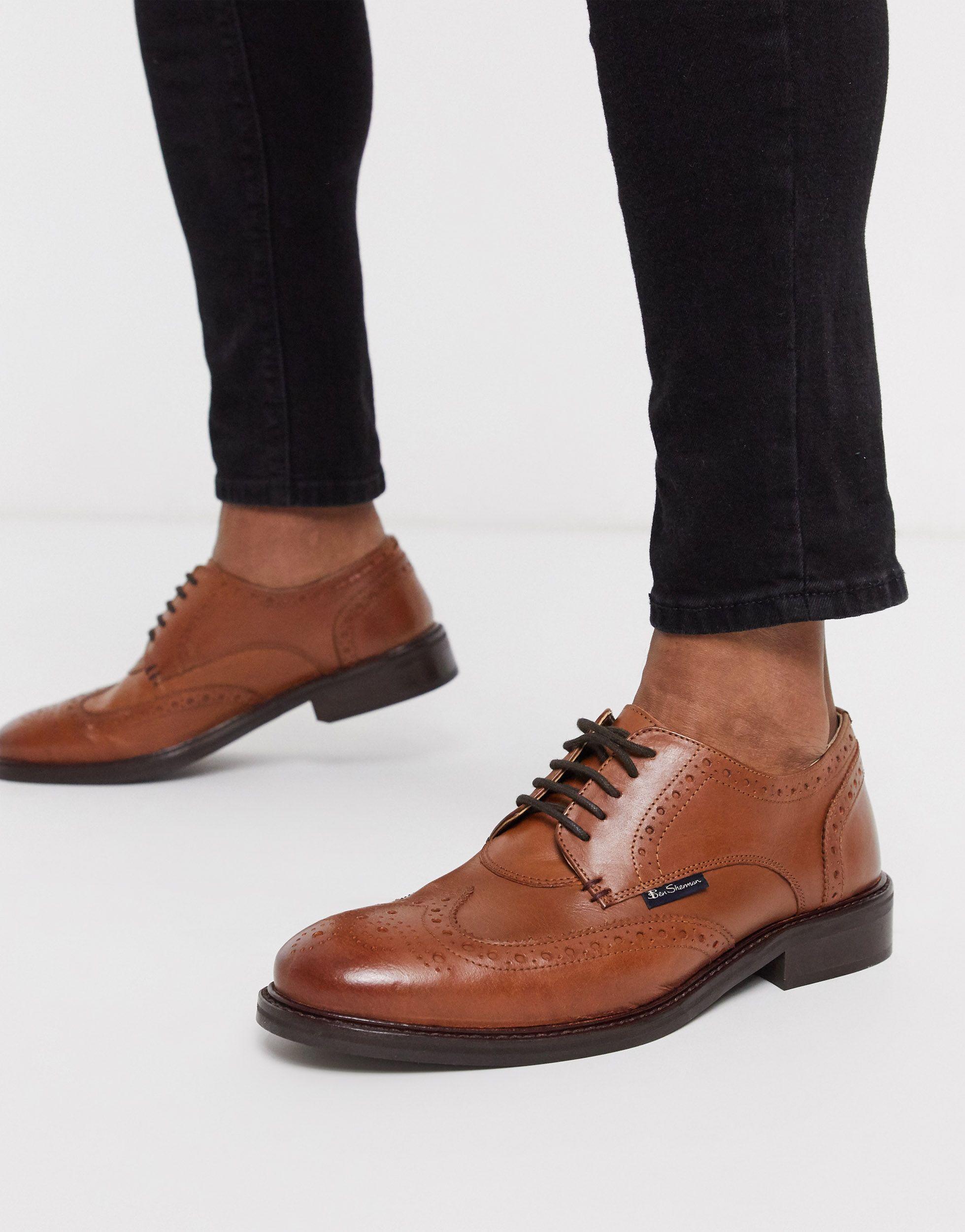 Ben Sherman Mickey Leather Shoes Online Sale, UP TO 51% OFF