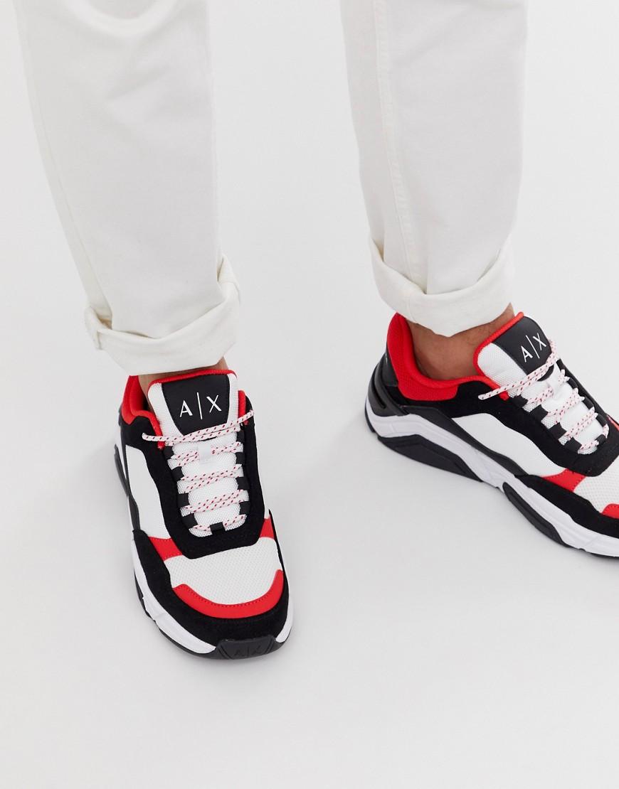 armani exchange chunky trainers