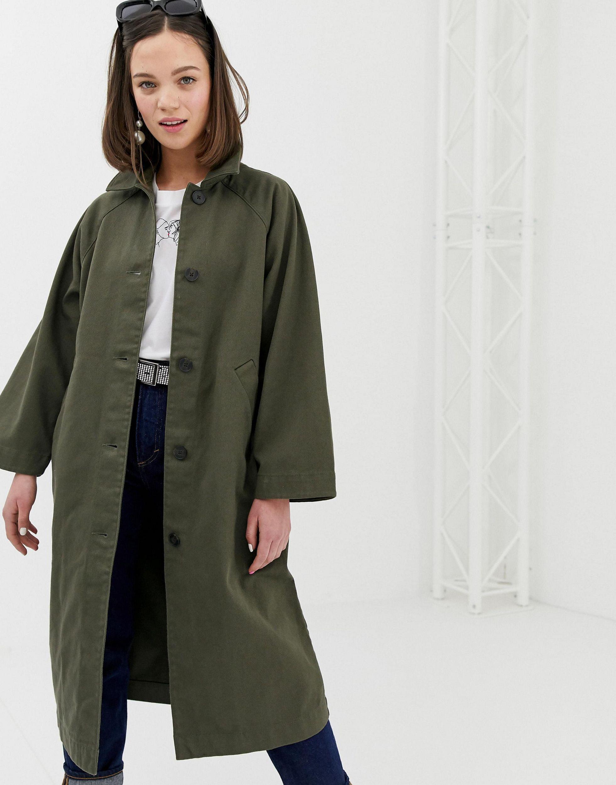 monki oversized coat