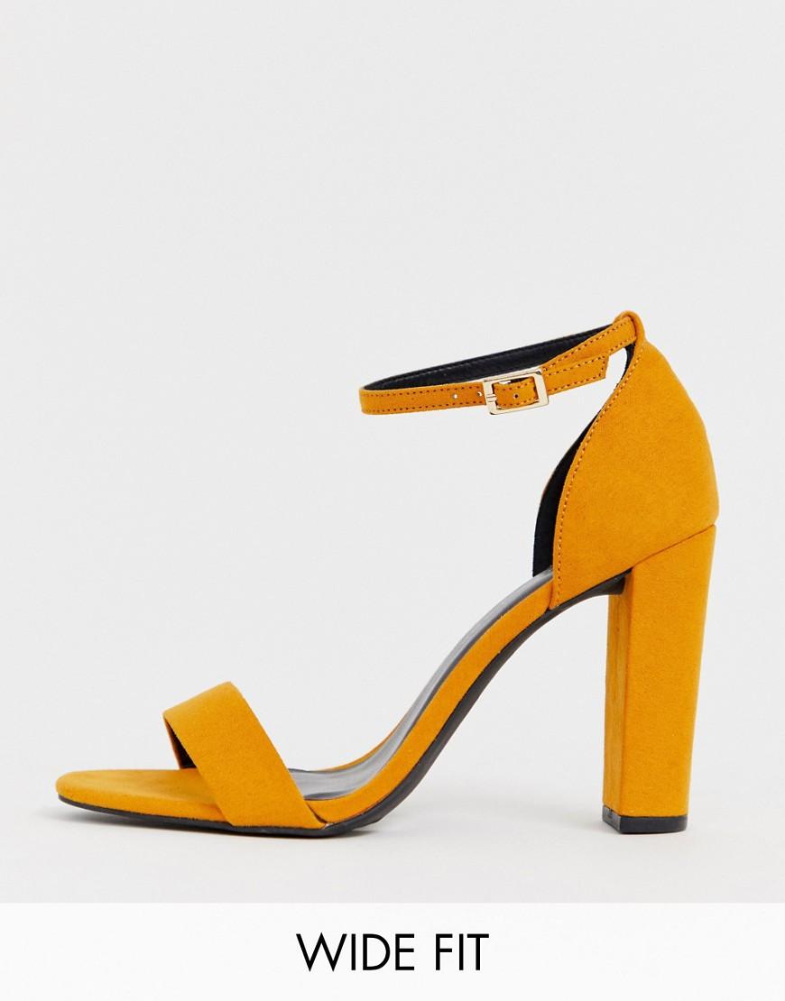 dark yellow heels