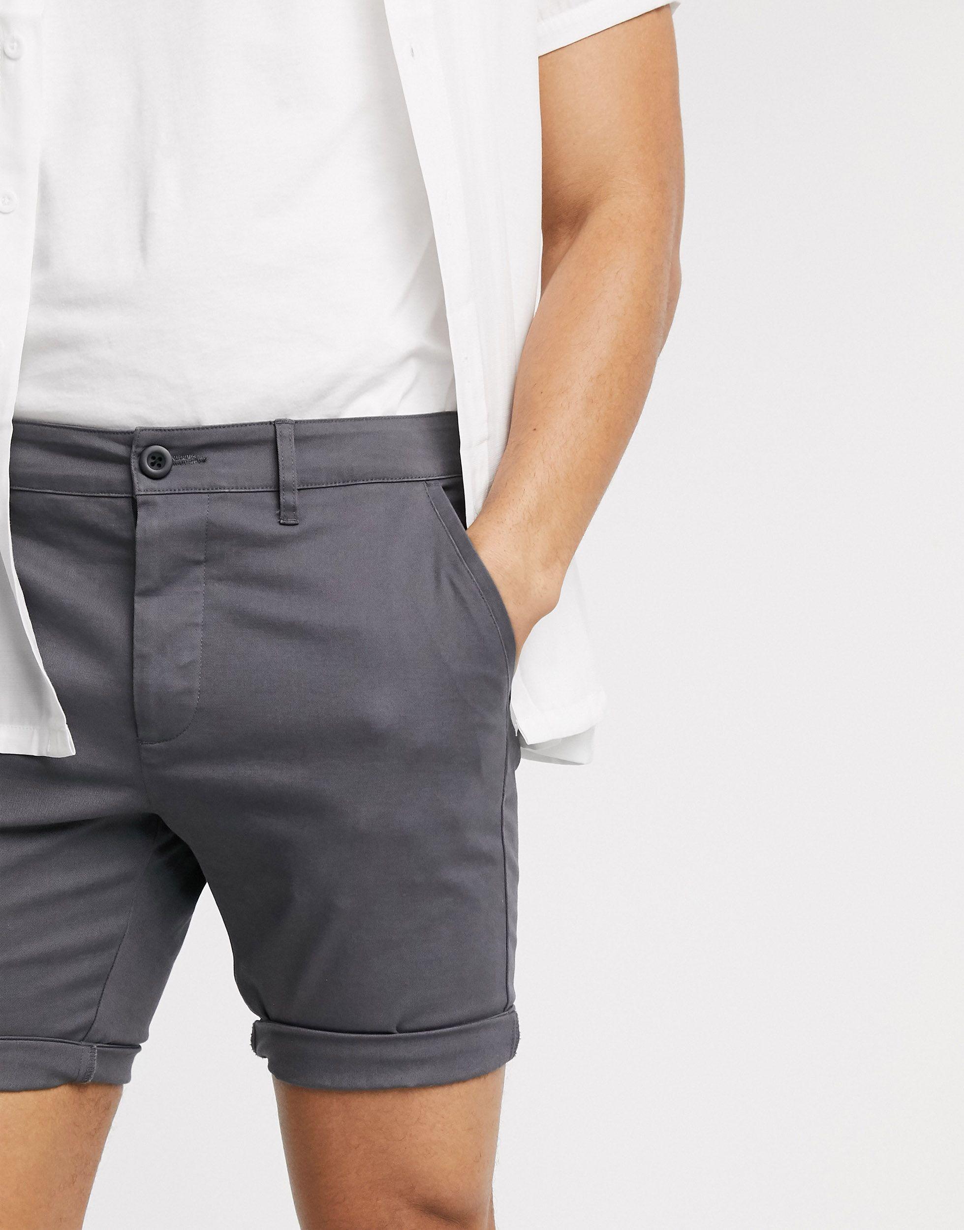 ASOS Skinny Chino Shorts for Men Lyst