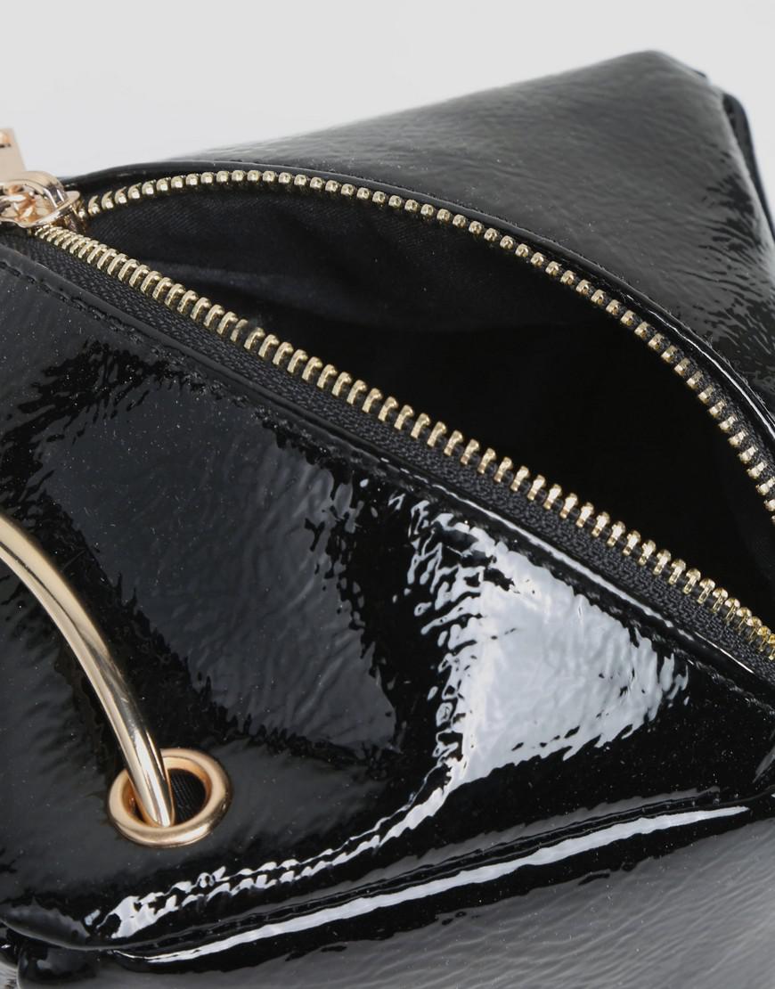 silver clutch bag asos