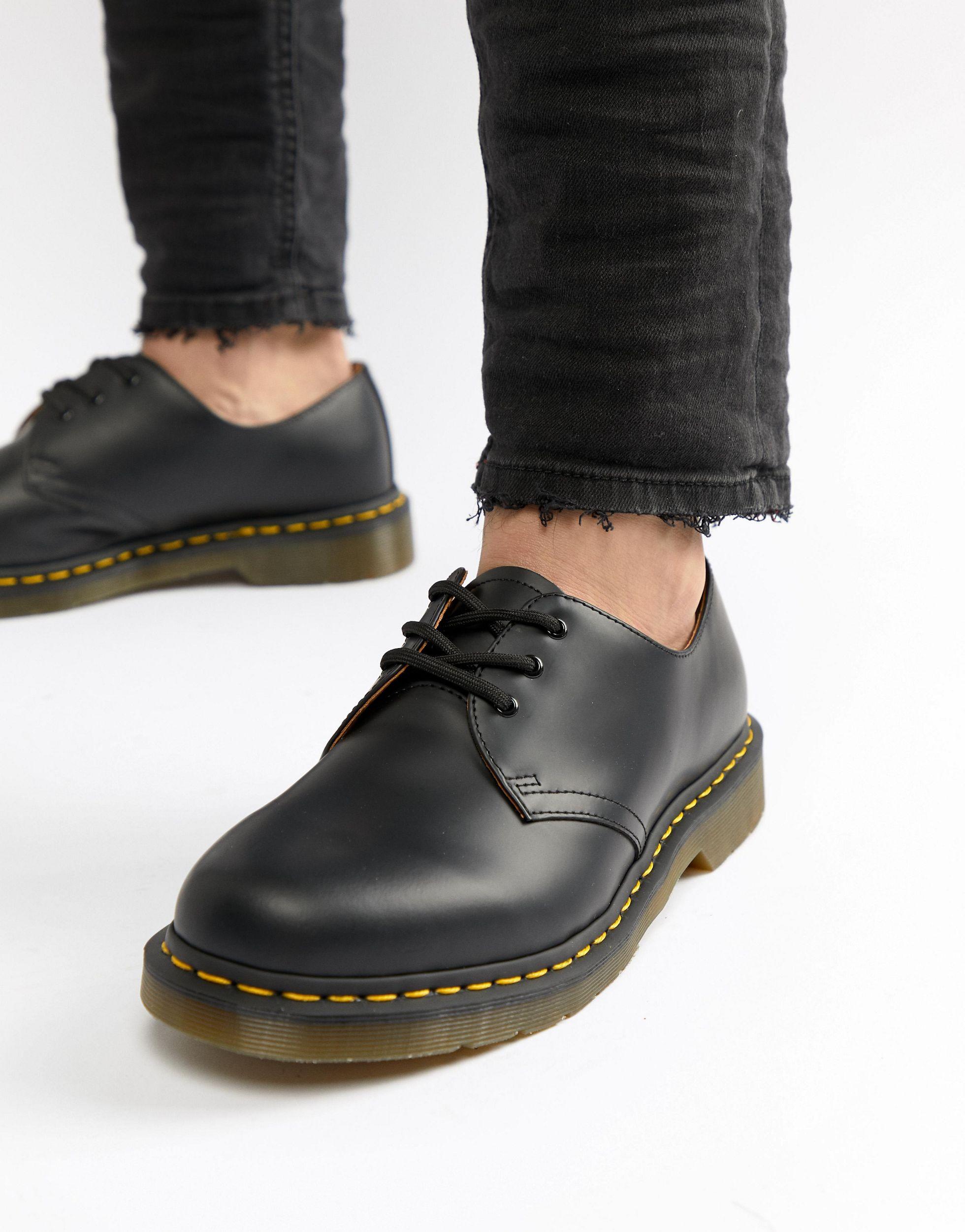 Dr. Martens Mens Black 1461 Bex Leather Shoes 8 for Men - Save 60% | Lyst