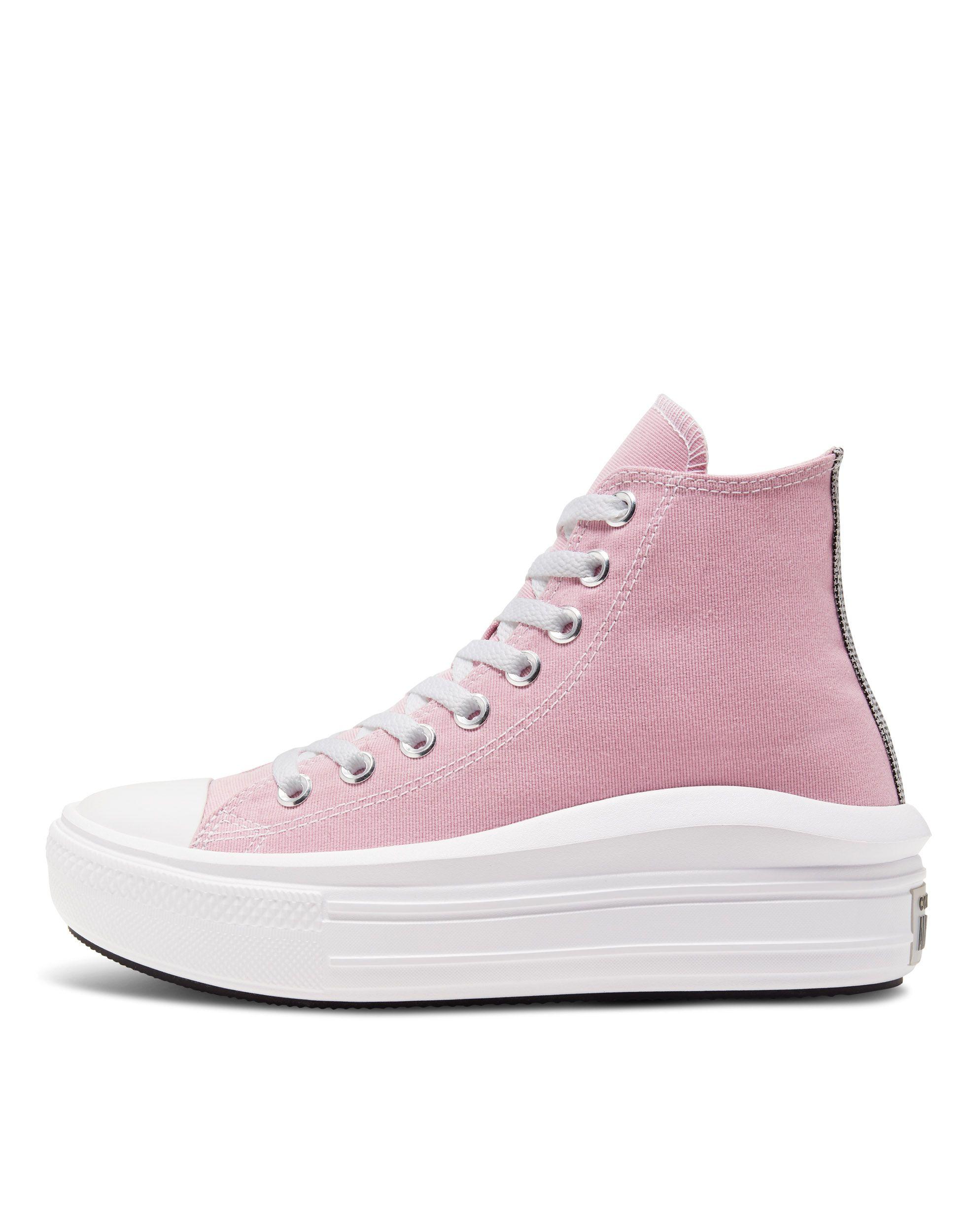 converse move platform pink