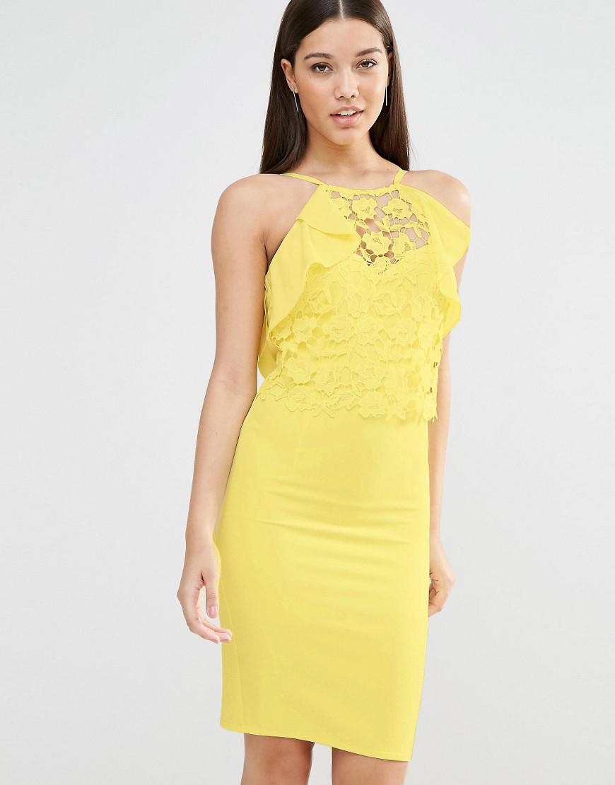 lipsy dresses yellow