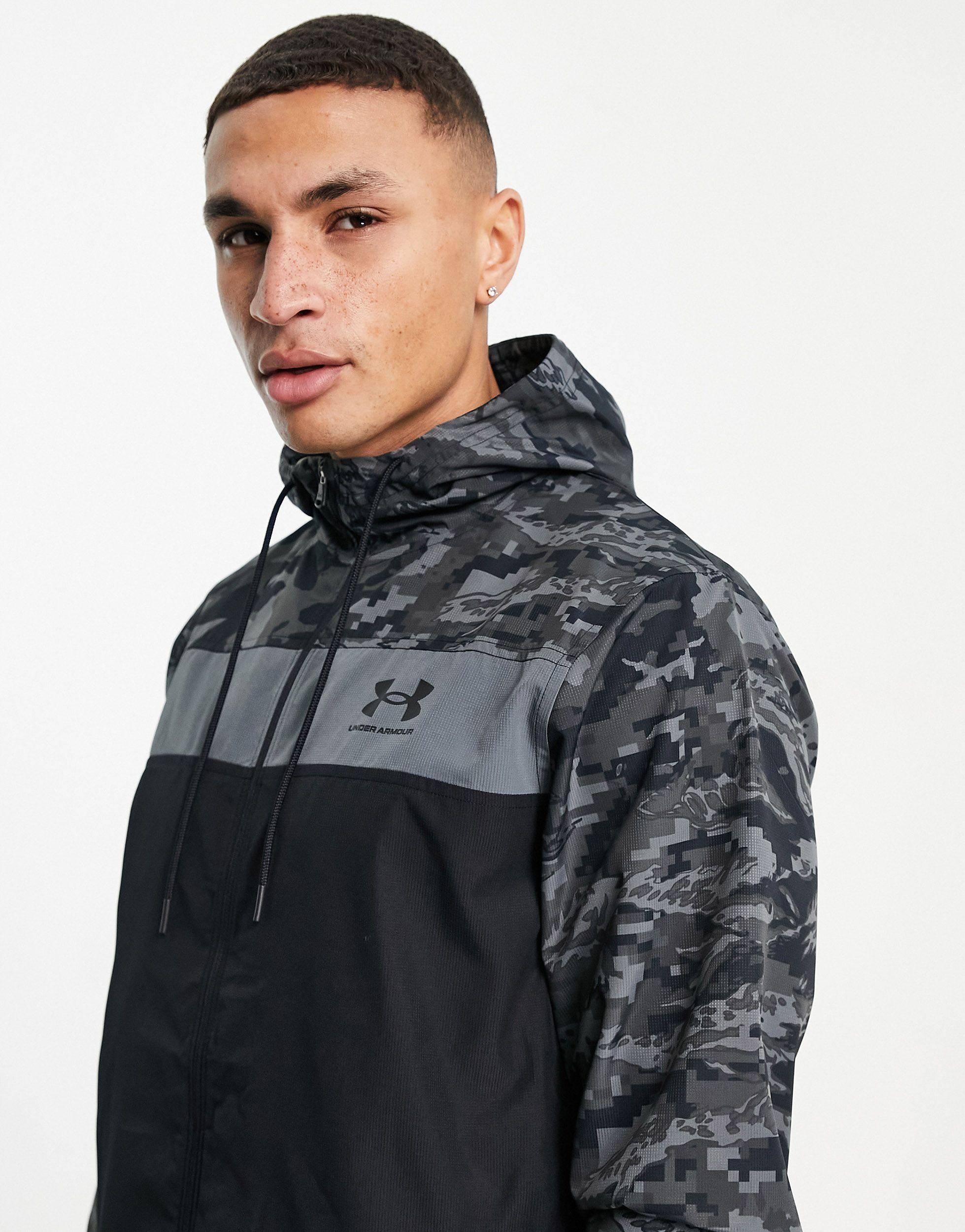 Under Armour Coupe-vent style sport camouflage pour homme 