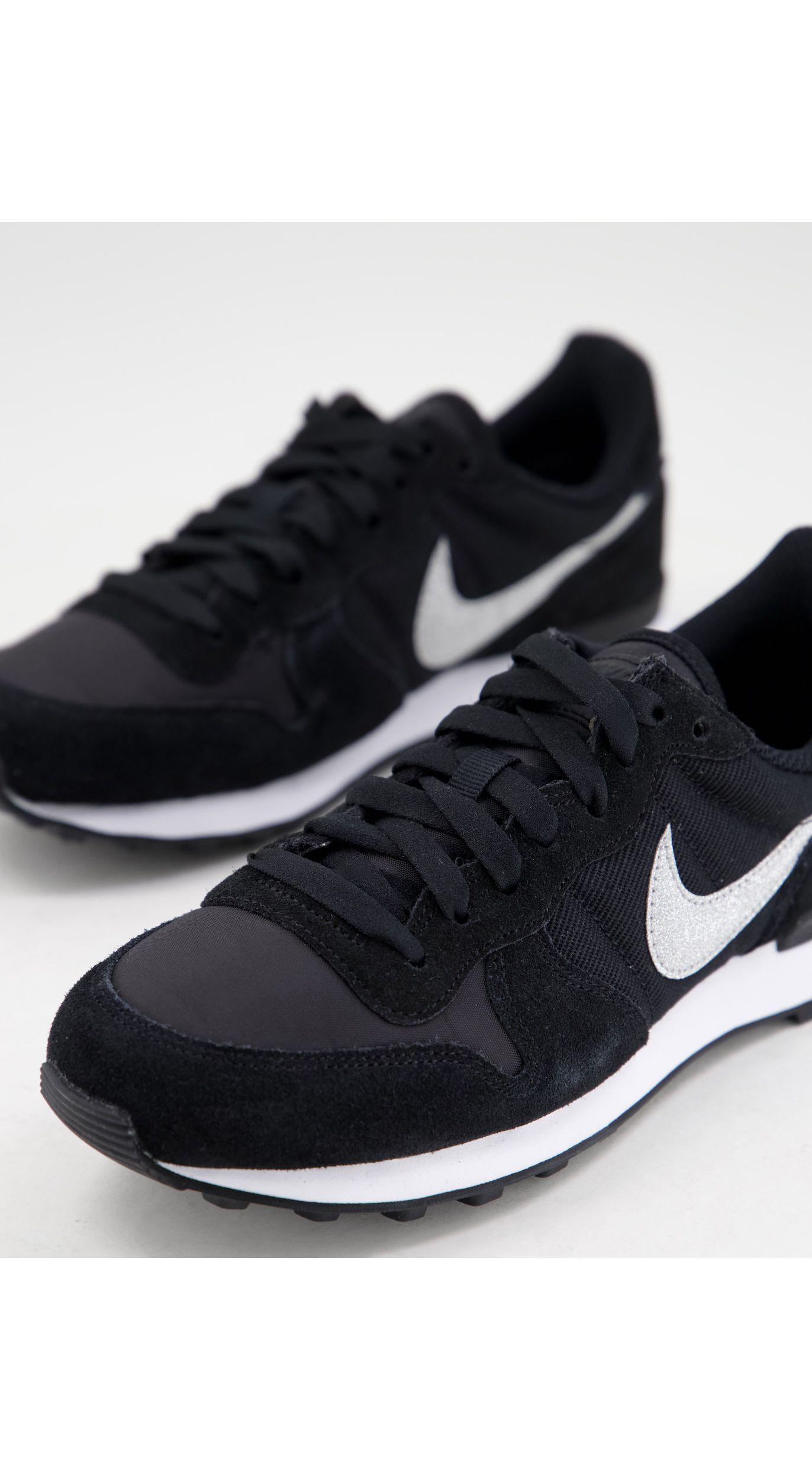 Nike Internationalist Glitter Shoe in Black - Save 51% - Lyst