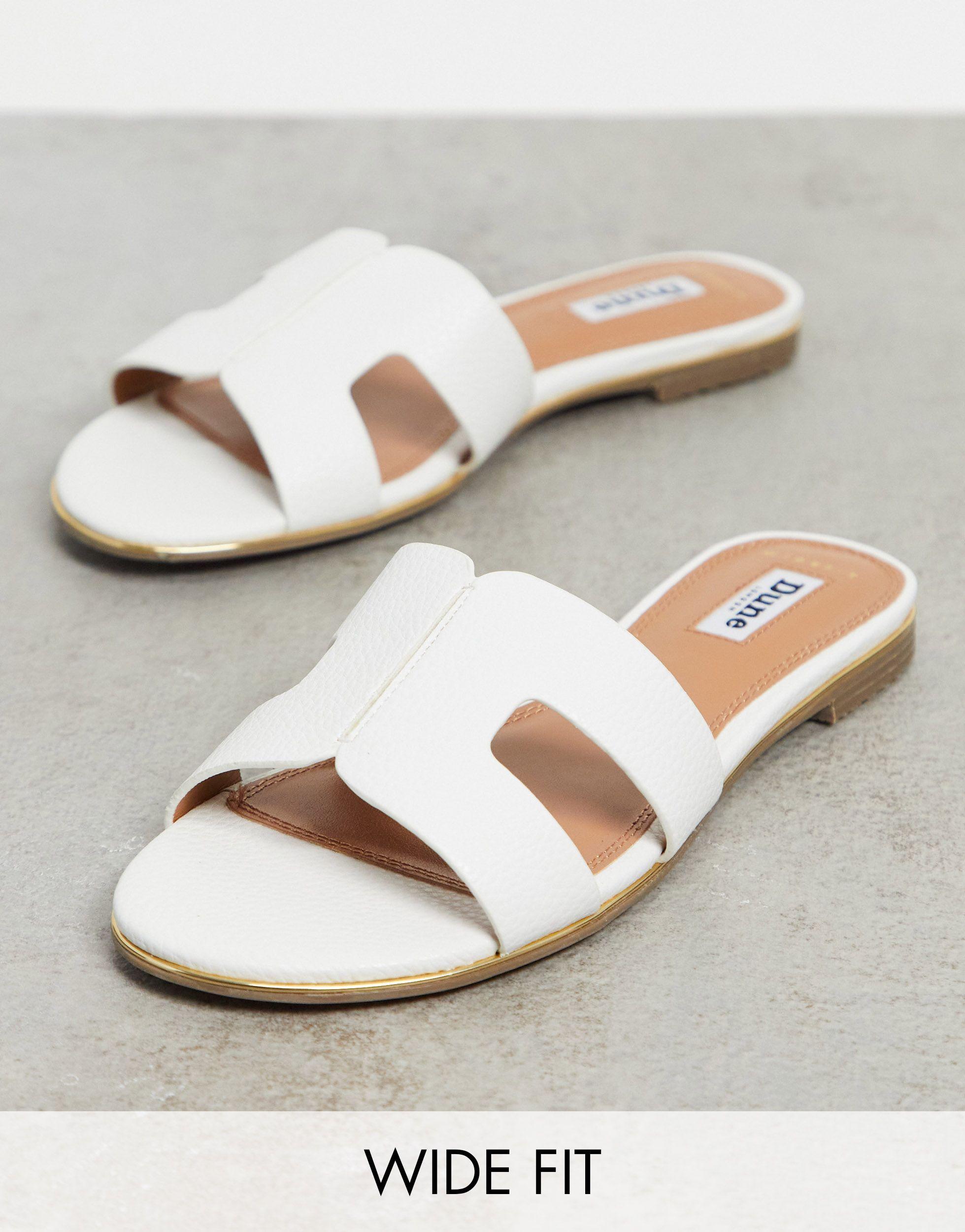 dune womens sliders