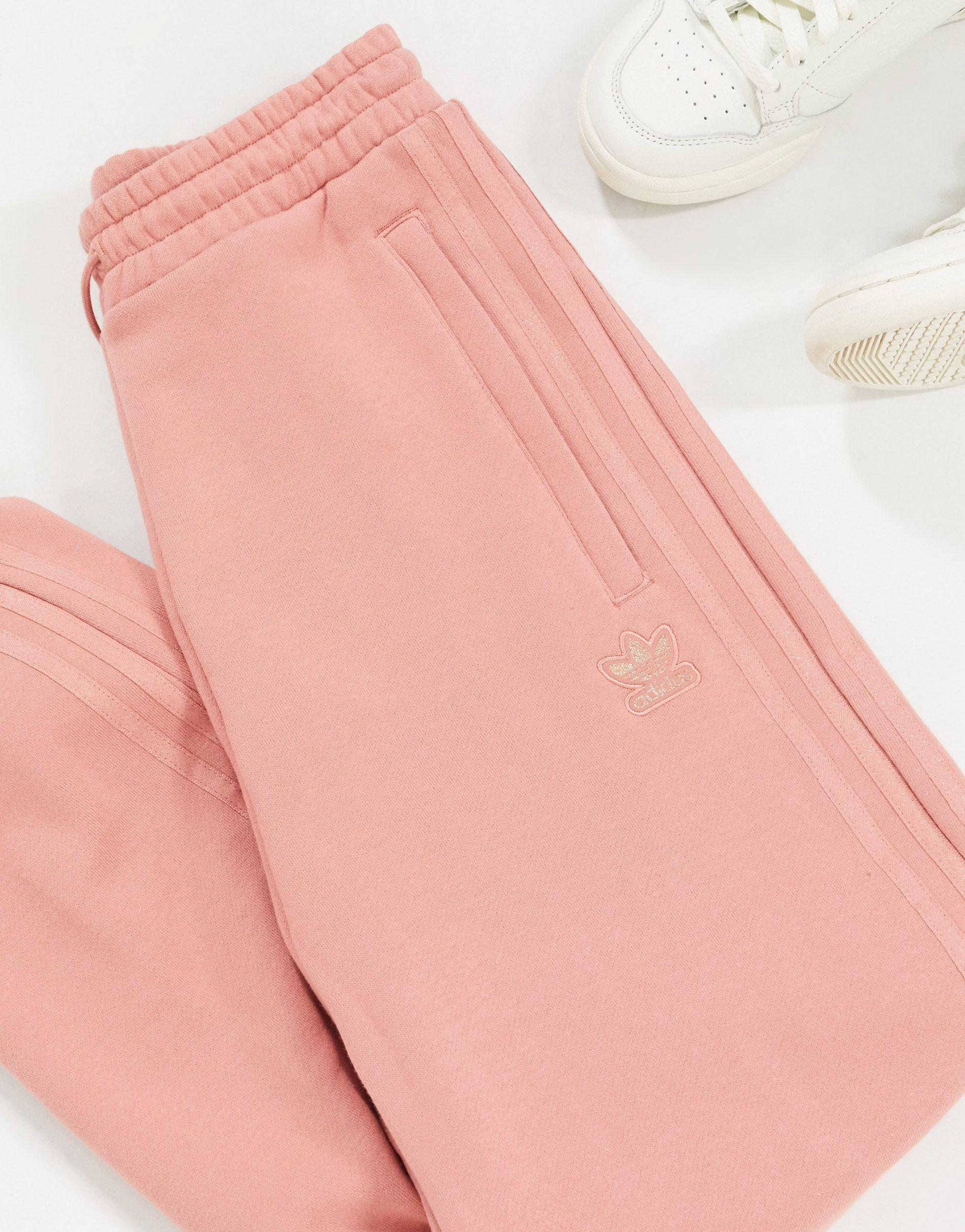 adidas originals new neutrals logo sweatshirt in pink