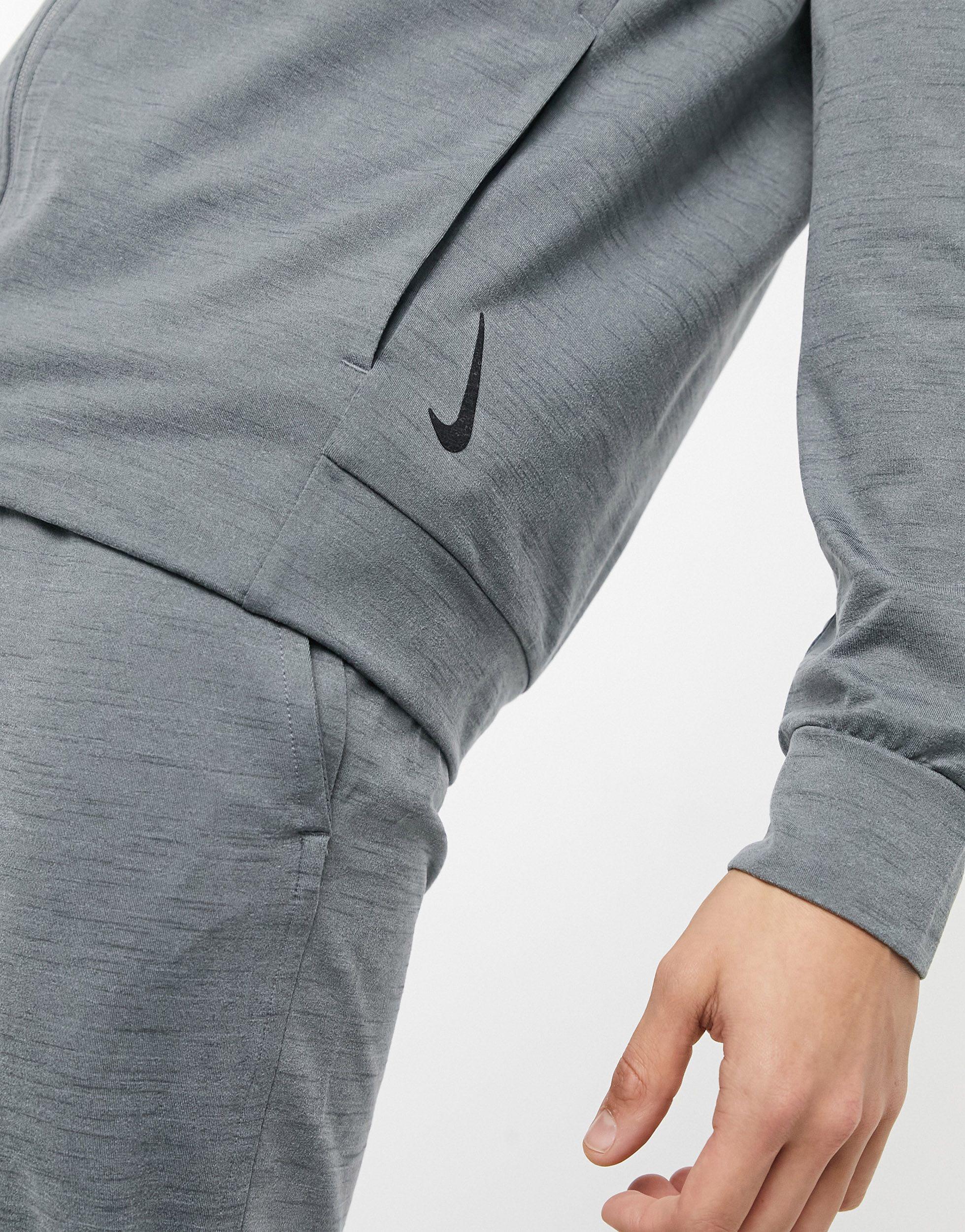 Nike Nike Yoga Hyperdry Hoodie in Grey (Gray) for Men - Lyst