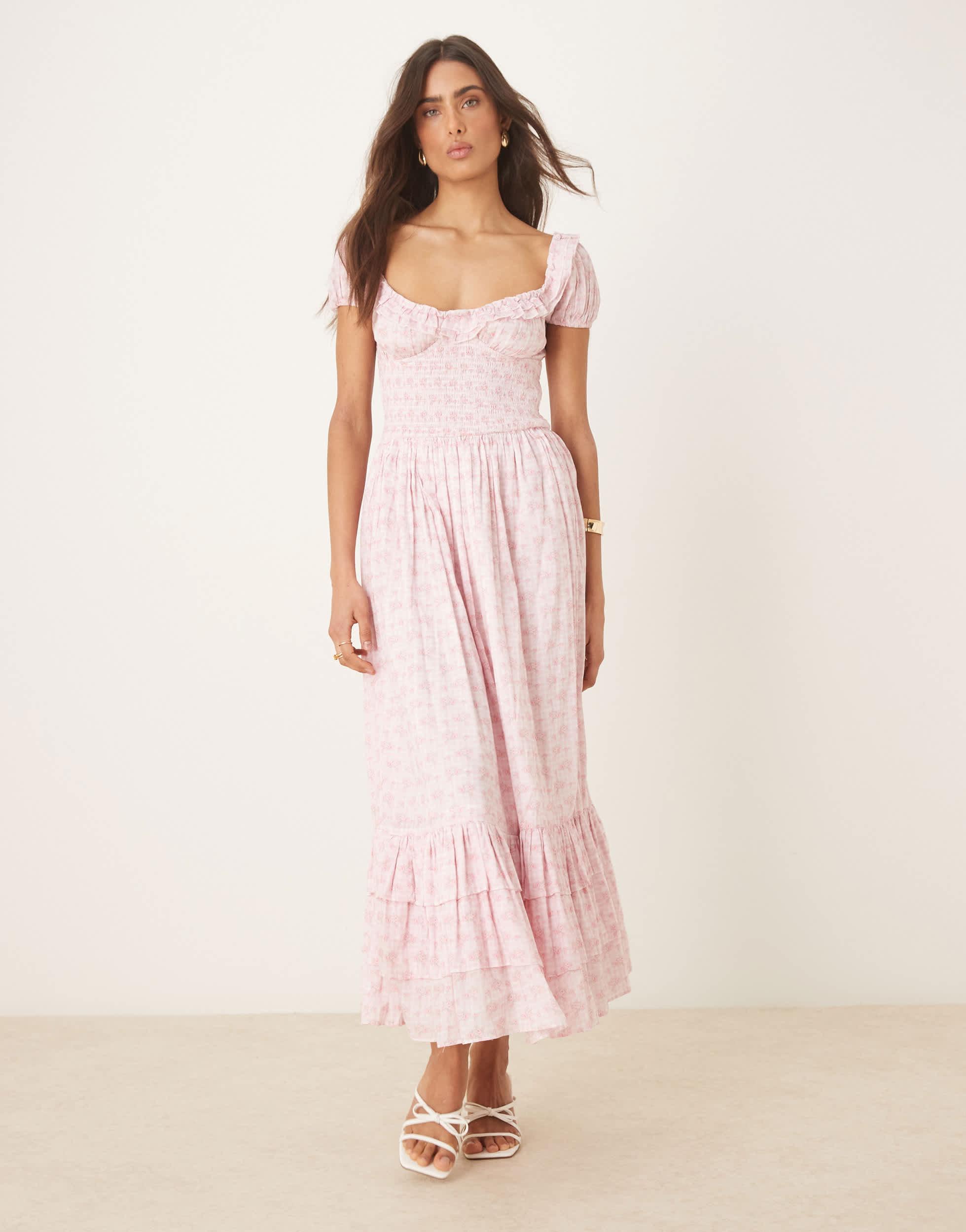 chinese dress ladies Arianna Maxi Dress by Amy Jane London - Pink