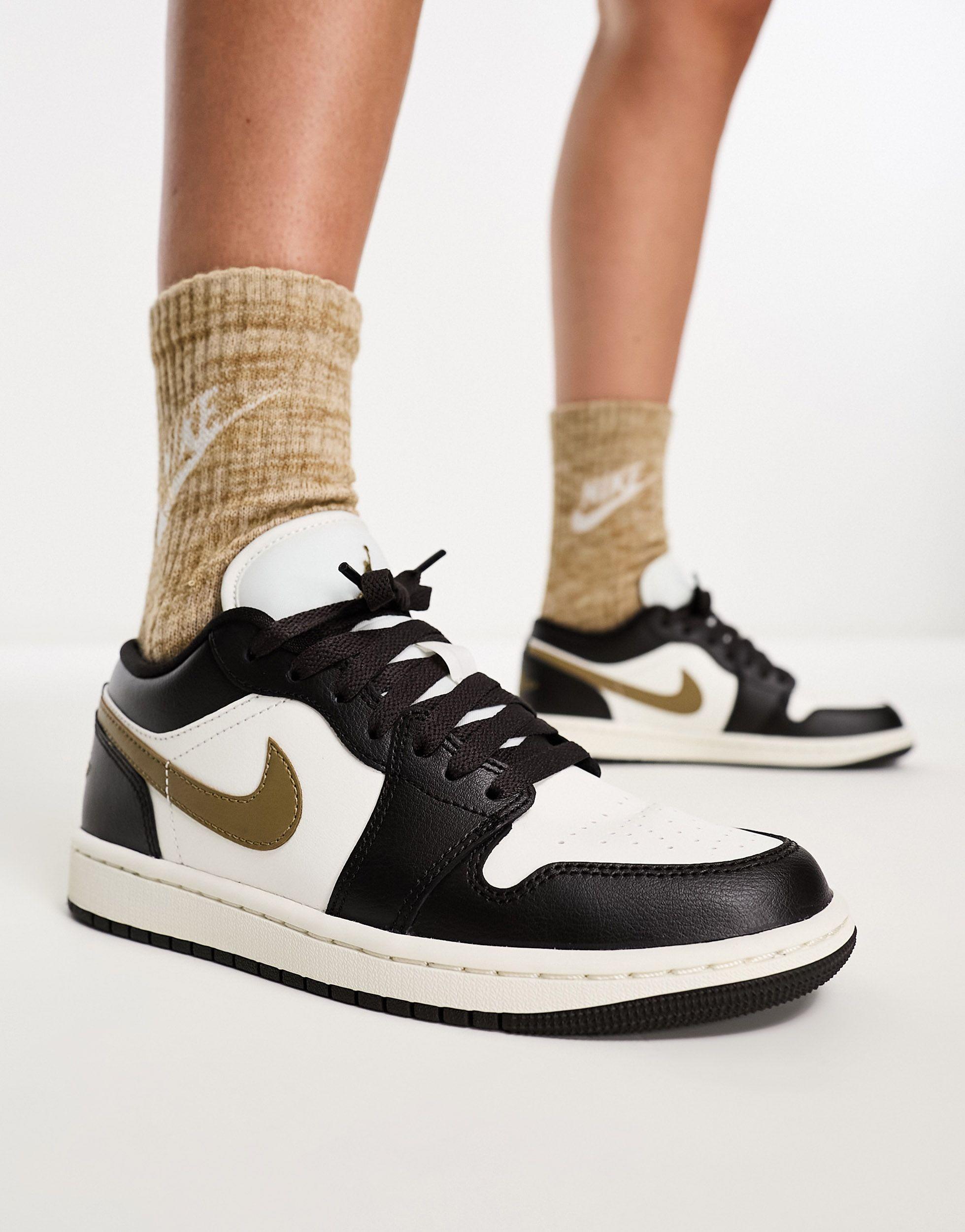 Air 1 - sneakers basse marroni e nere di Nike in Bianco | Lyst