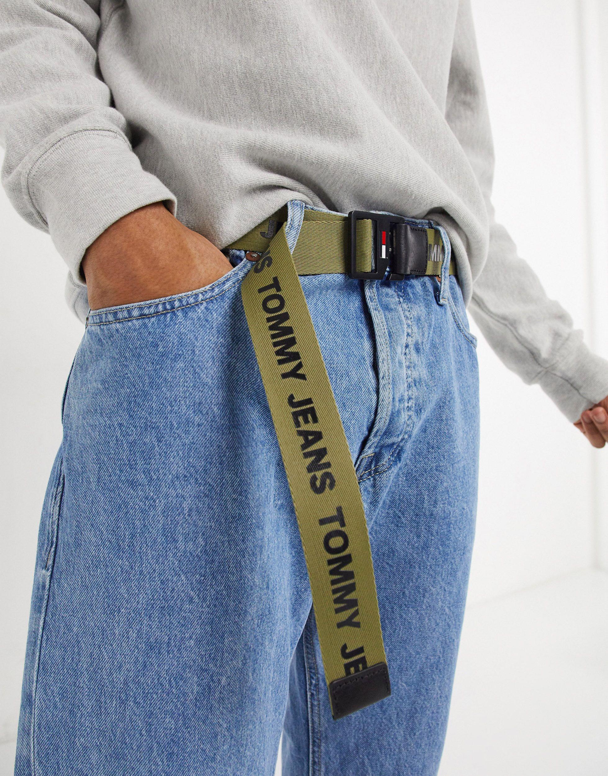 Tommy Hilfiger Denim Logo D-ring Belt 