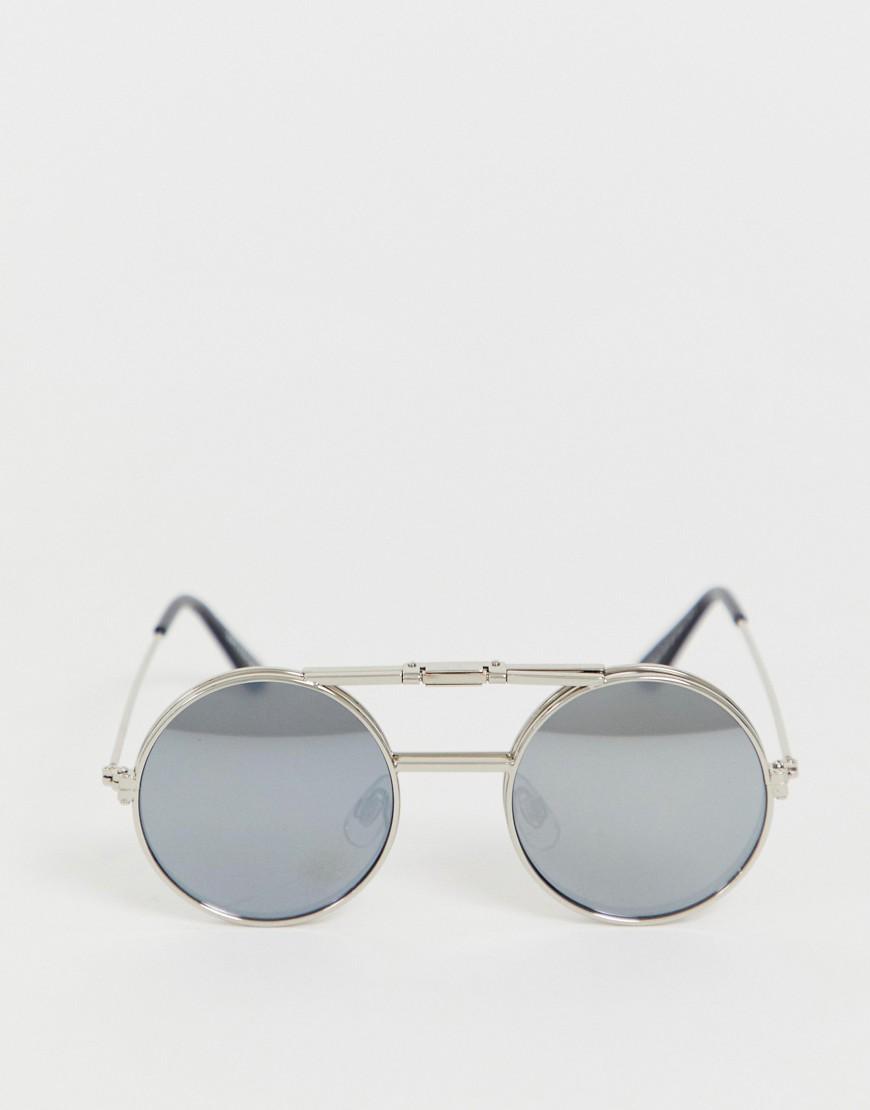 Lennon - Occhiali da sole tondi con clip argento da Uomo di Spitfire in  Metallizzato | Lyst