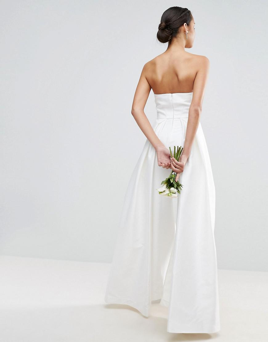 asos bridal jumpsuit