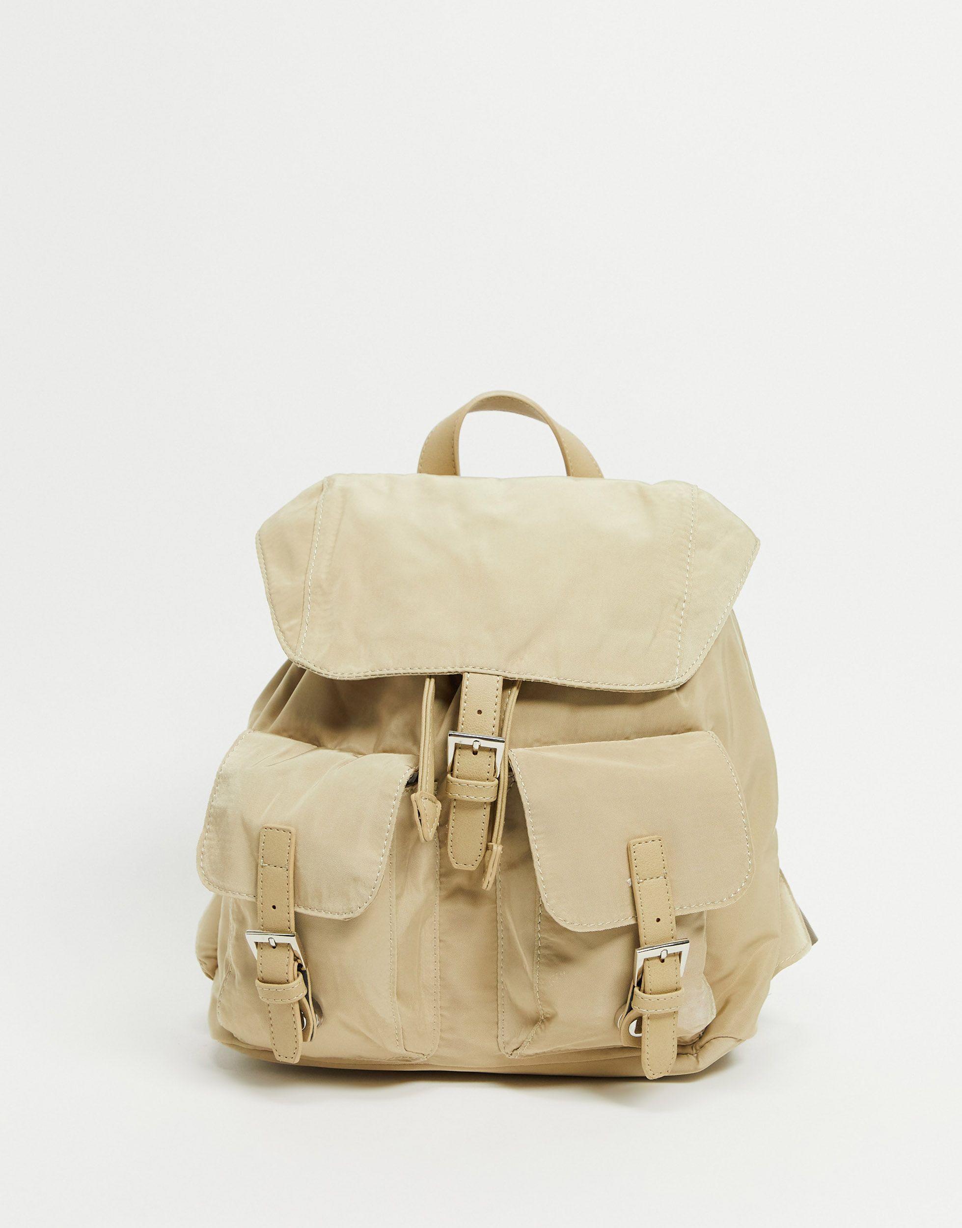 French Connection Missy Backpack in Natural | Lyst