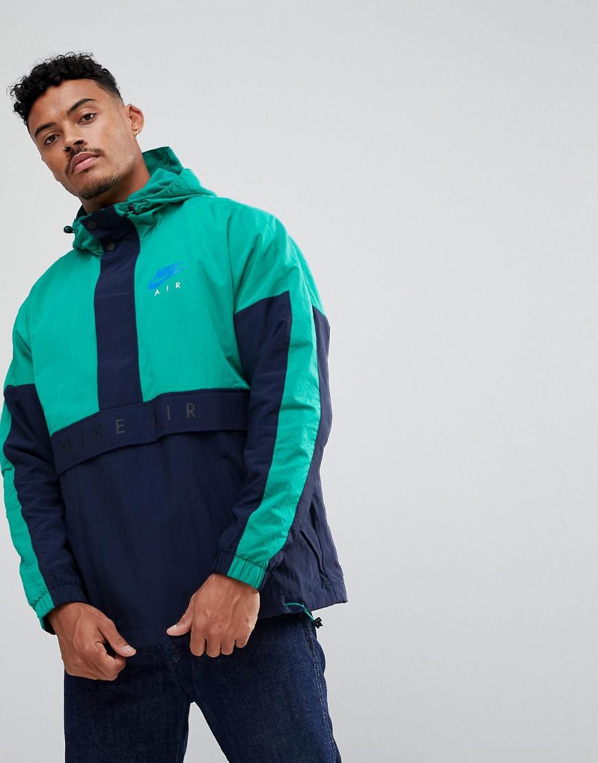 nike air windbreaker half zip