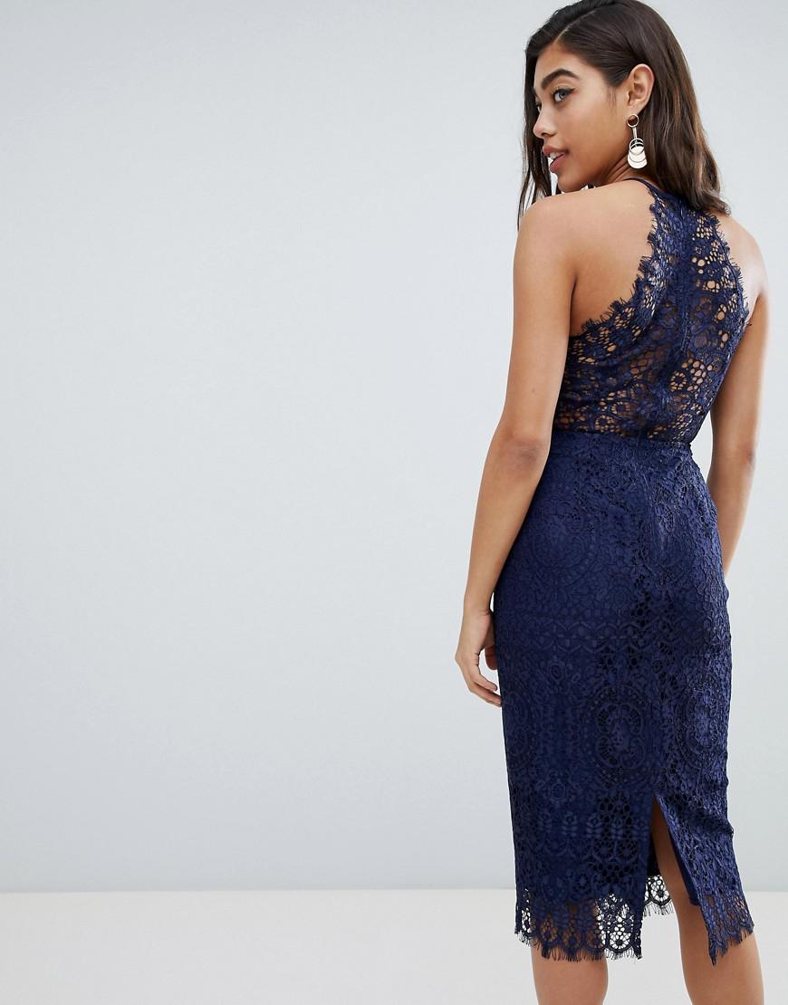 robe fourreau dentelle