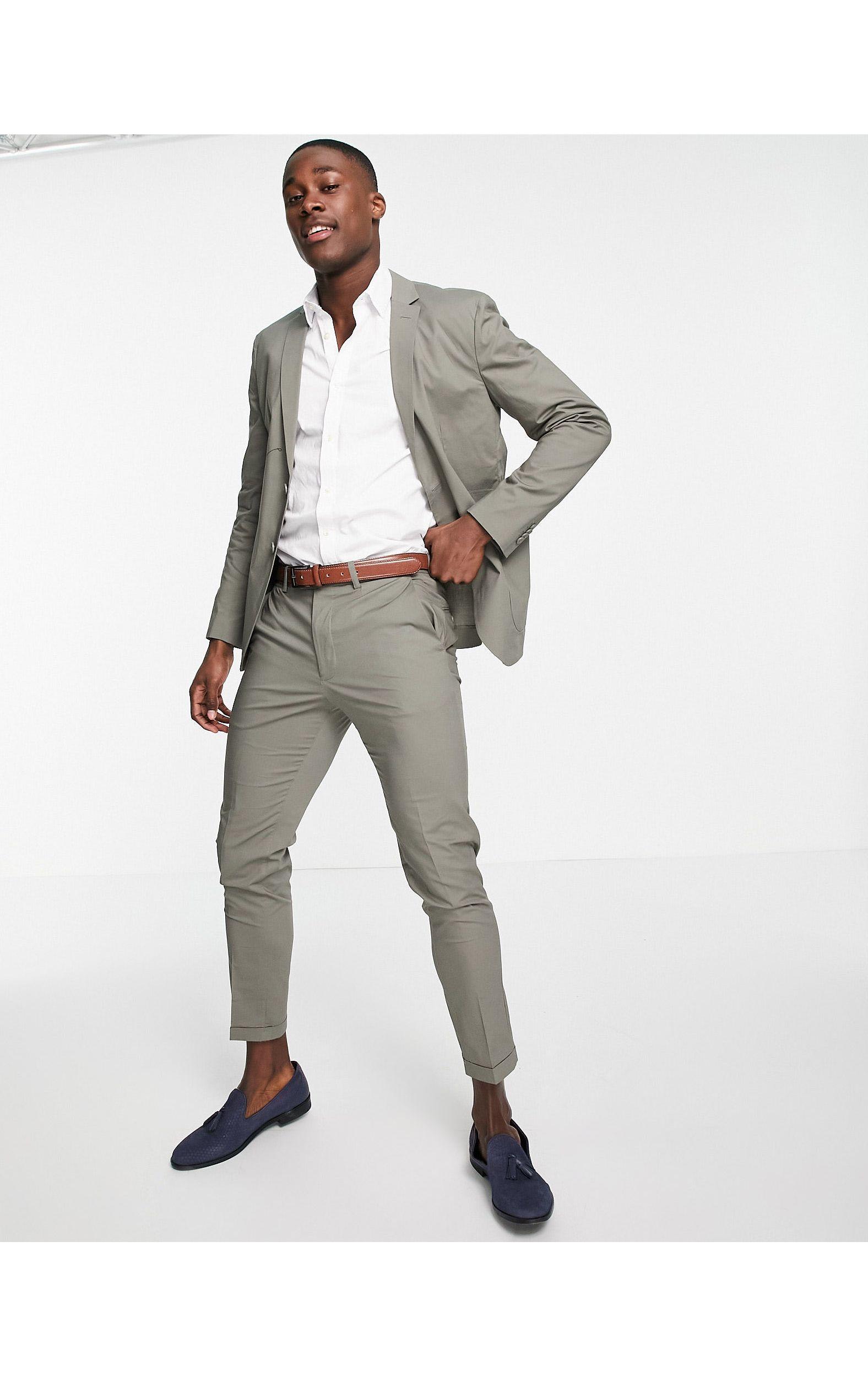 Jack \u0026 Jones Premium Slim Fit Cropped 