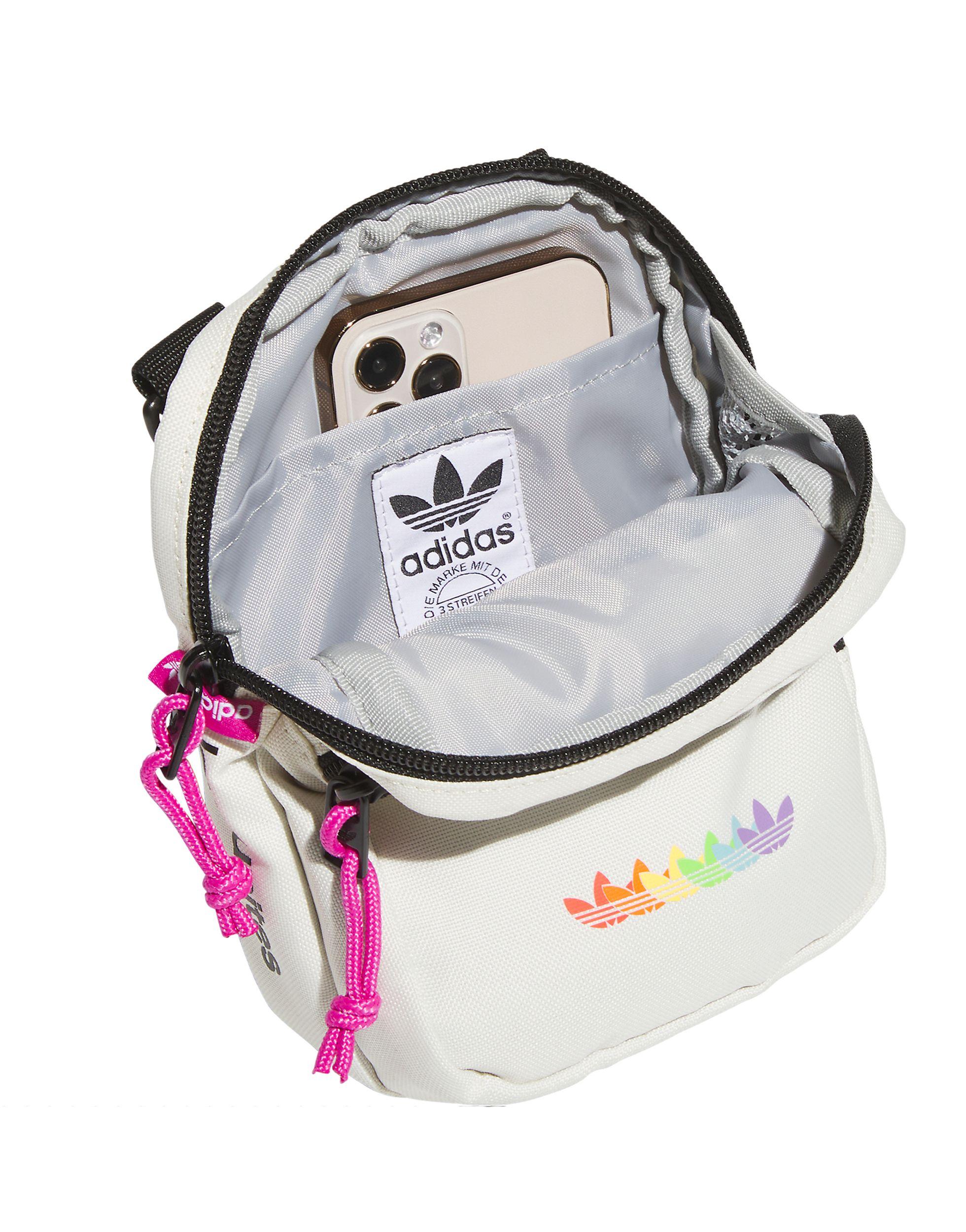 adidas Originals Pride Utility 3.0 Festival Crossbody Bag in White | Lyst