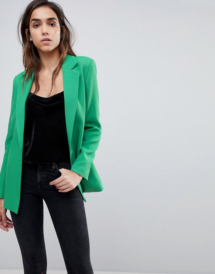 green longline blazer