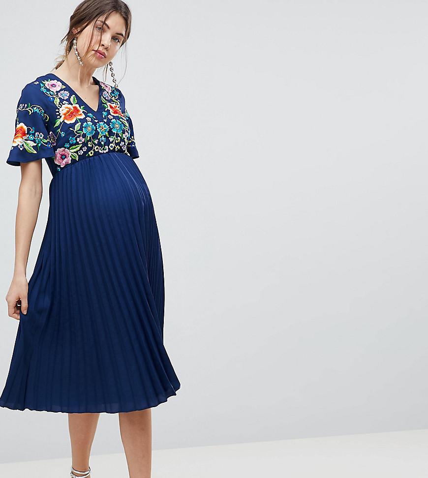 mini dress blue