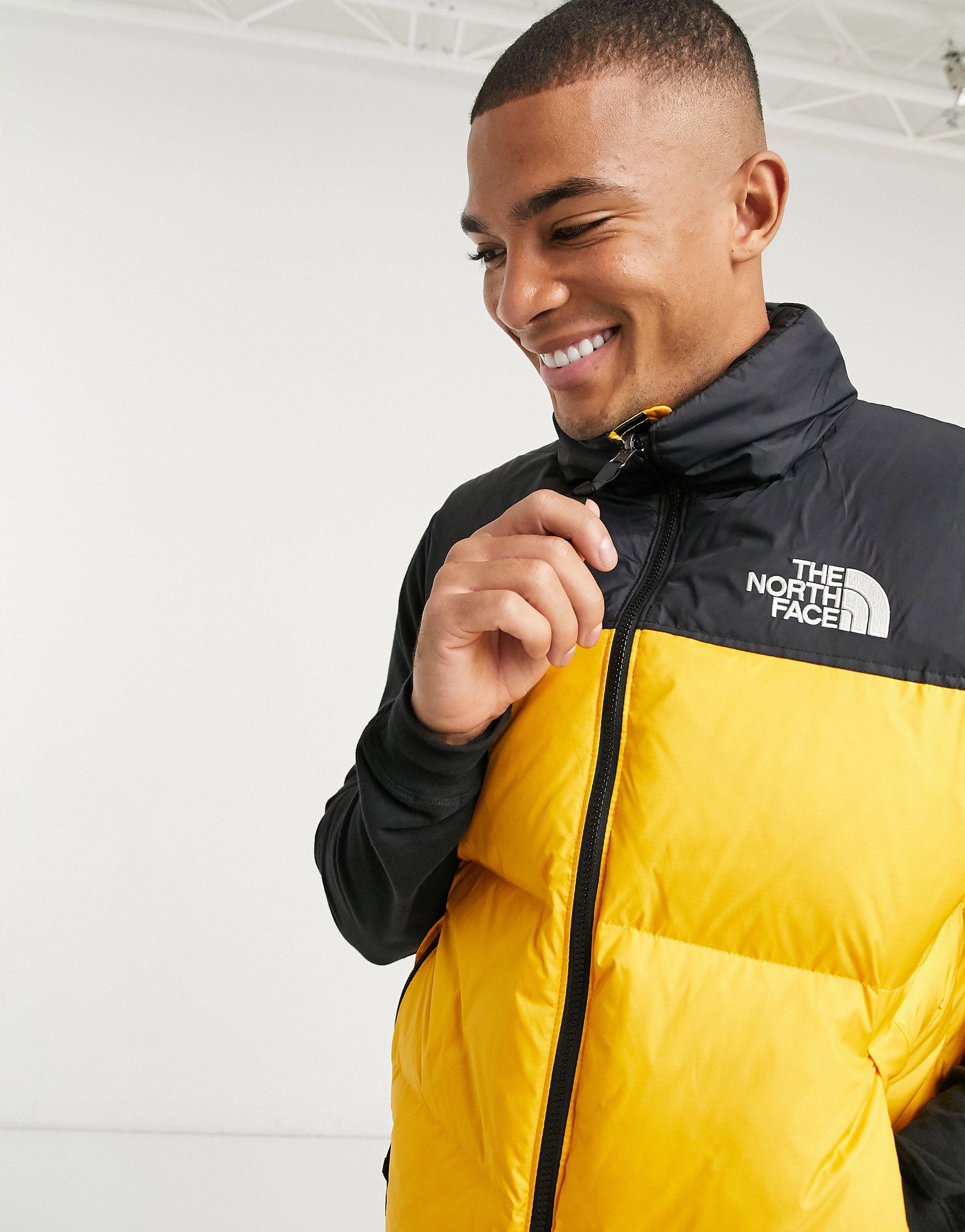 The North Face Synthetic 1996 Retro Nuptse Vest in Yellow for Men 