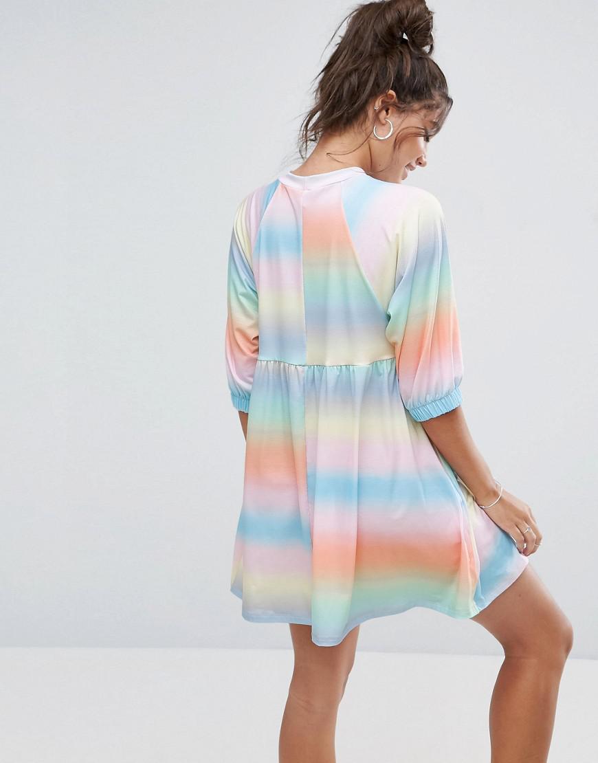 tie dye smock dress