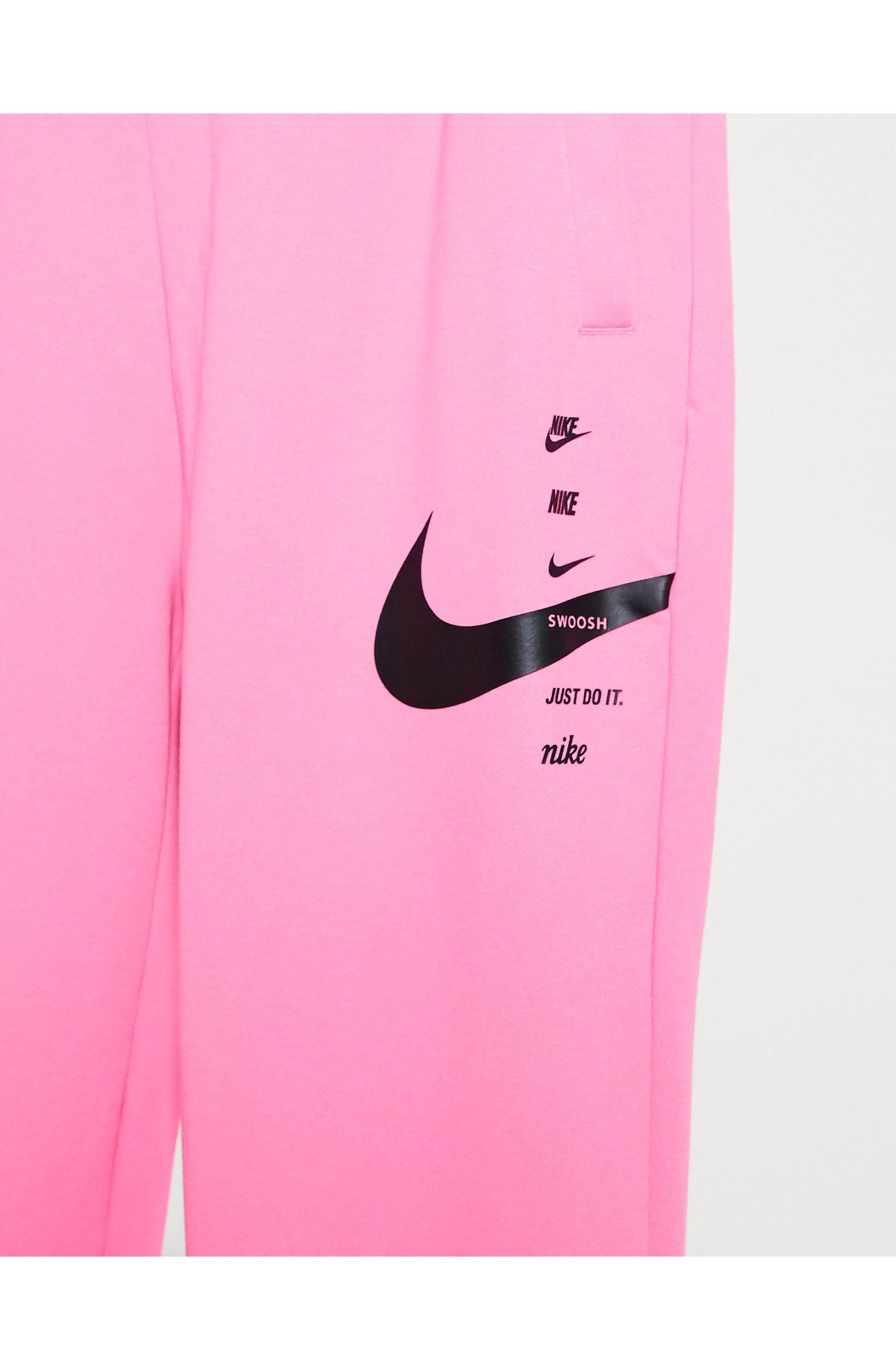 Nike Fleece Stacked Swoosh Logo 