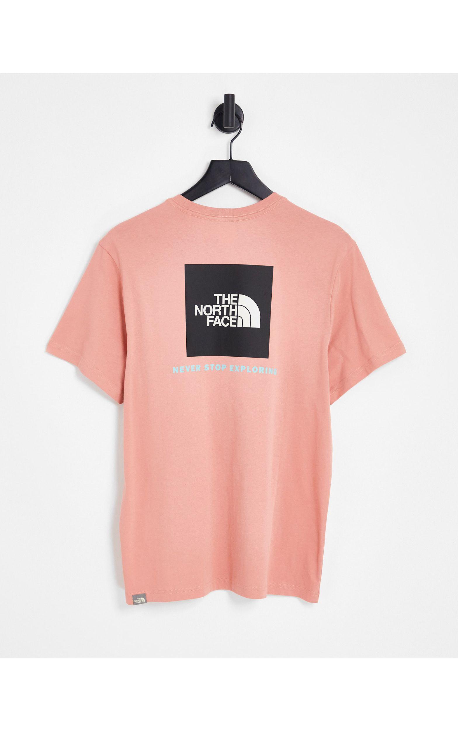 Camiseta amanecer con estampado en la espalda red box exclusiva en asos The  North Face de hombre de color Rosa | Lyst