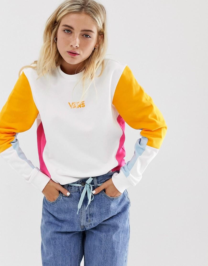 vans colour block sweatshirt