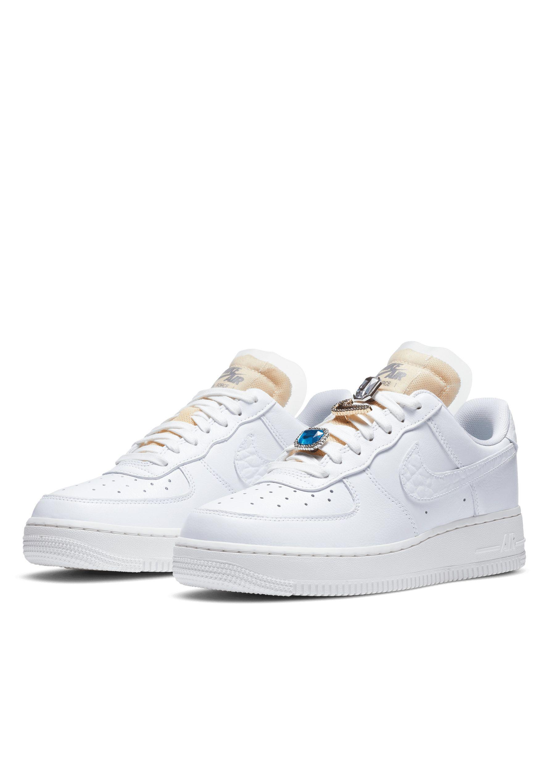 Nike Air Force 1 '07 40th anniversary sneakers in off-white and