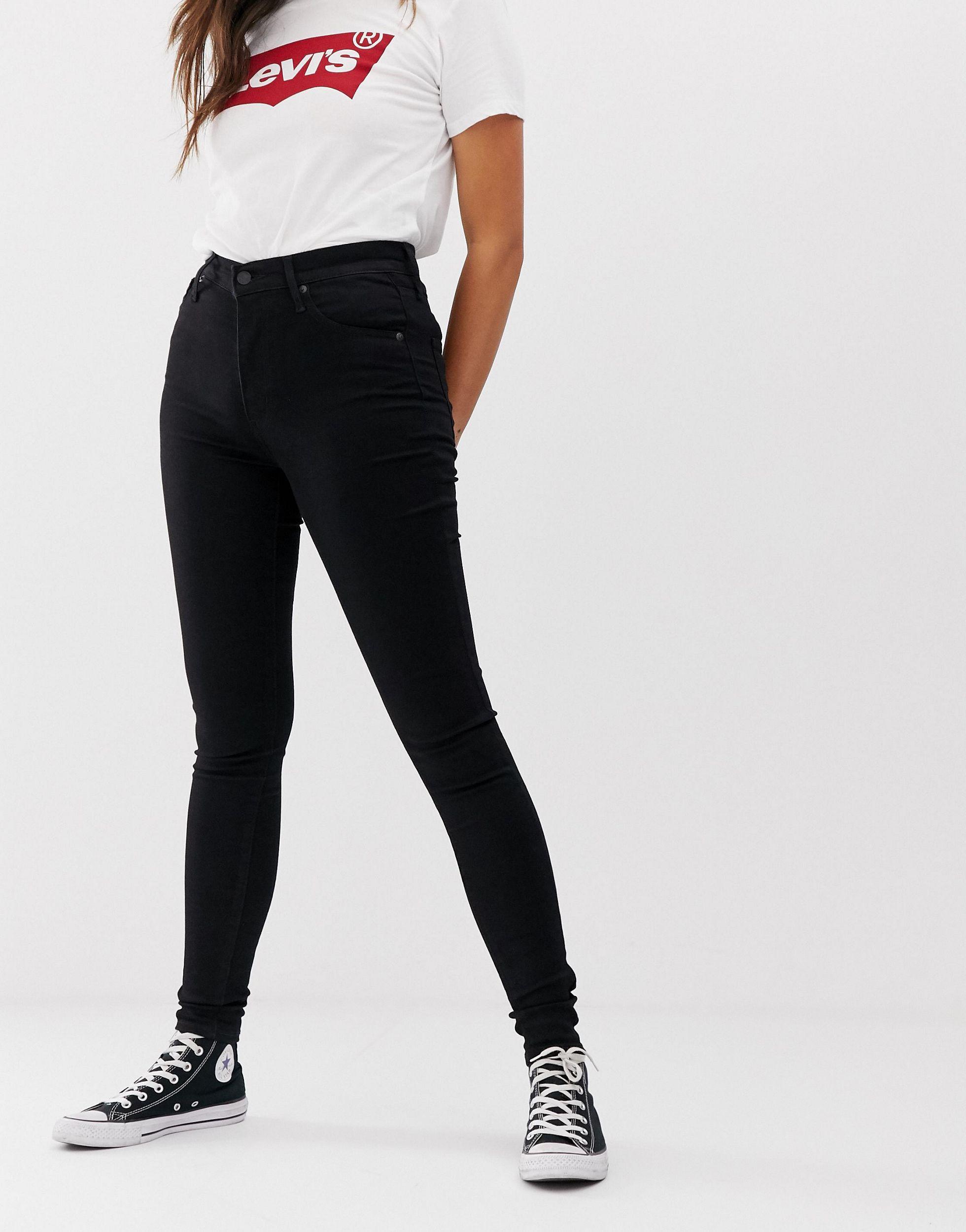Levi's Denim Mile High Super Skinny Jeans In Black Galaxy - Save 82% - Lyst