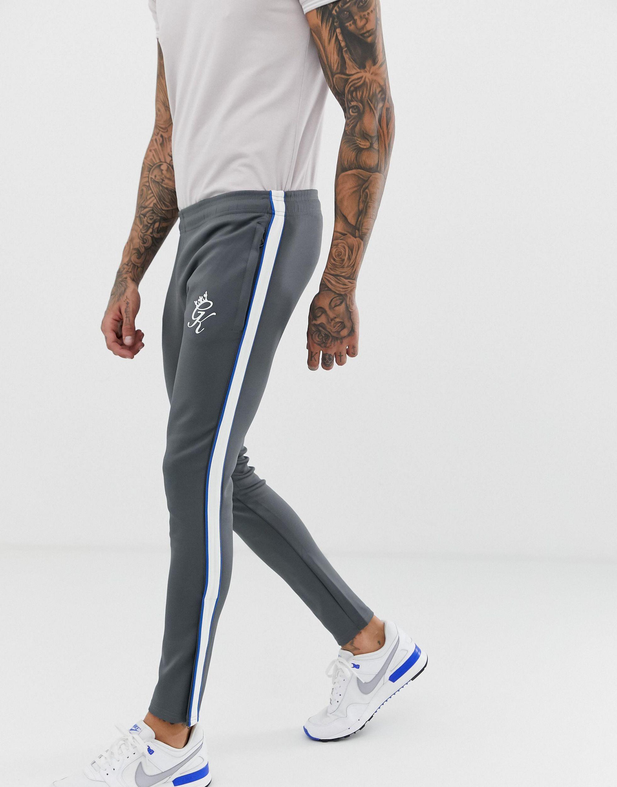 Gym King Synthetic Piped Poly Tracksuit 