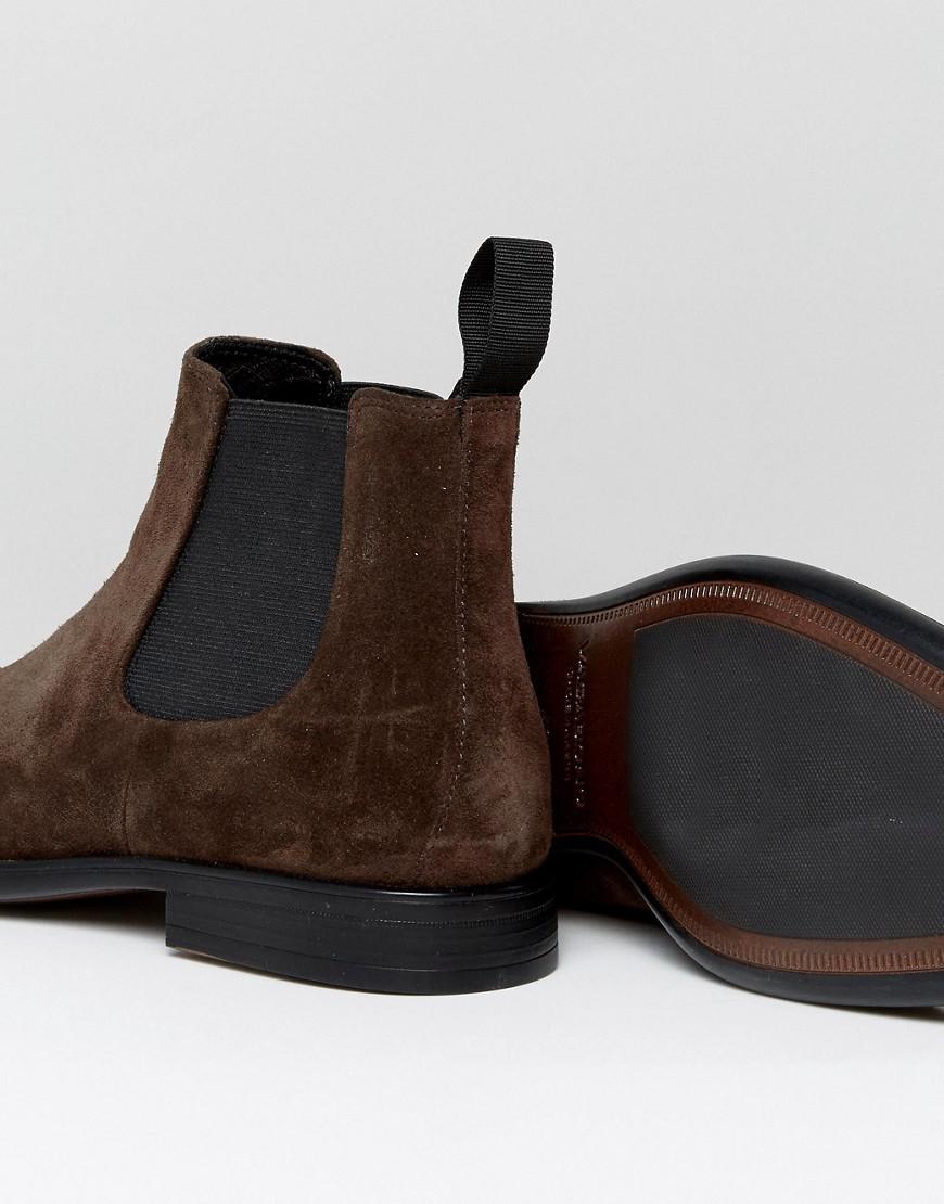 Vagabond Harvey Suede Chelsea Boots in Brown for Men - Lyst