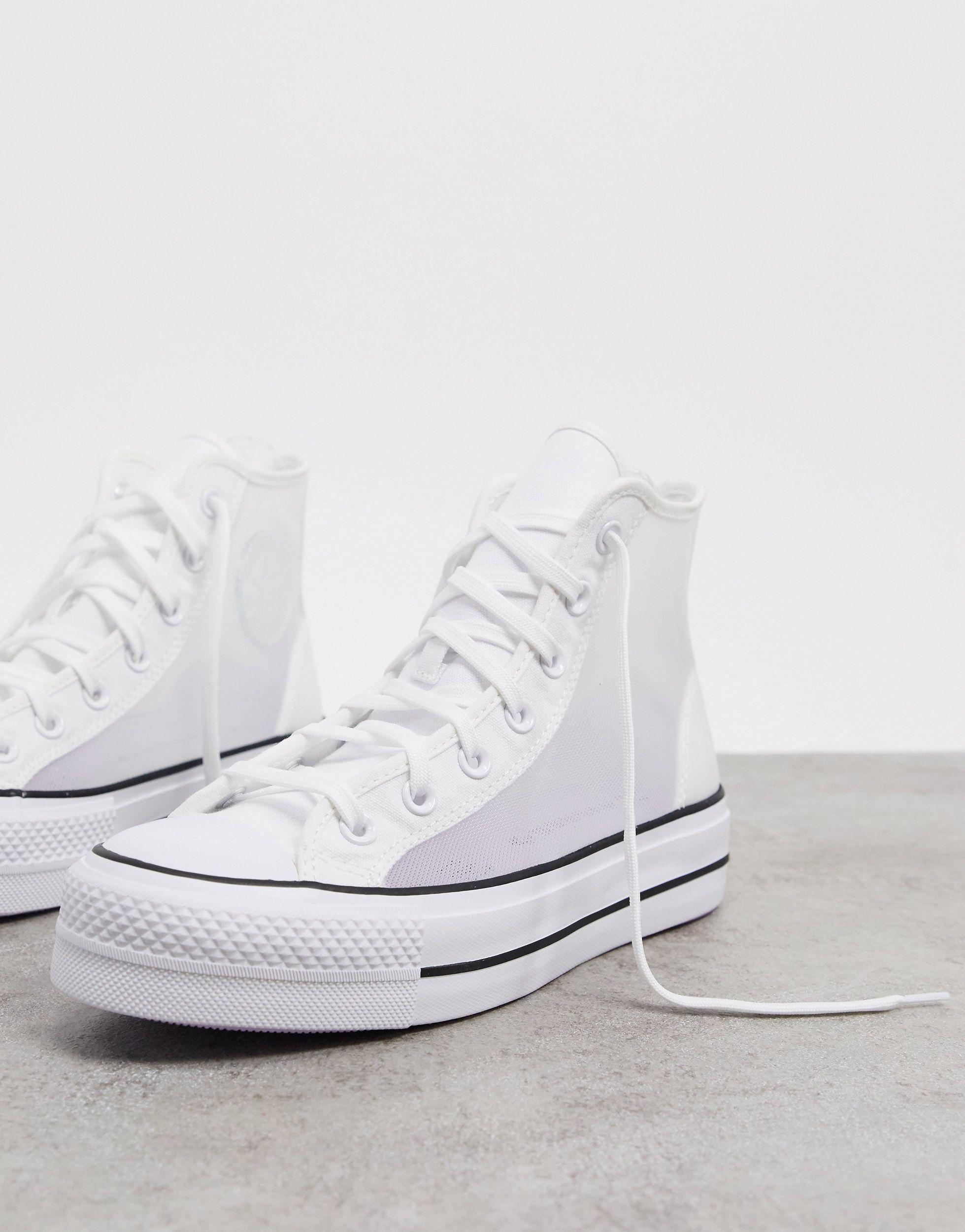 converse montante plateforme