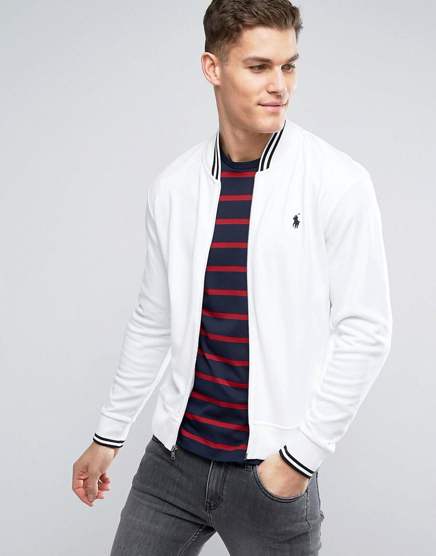 white polo jacket men's