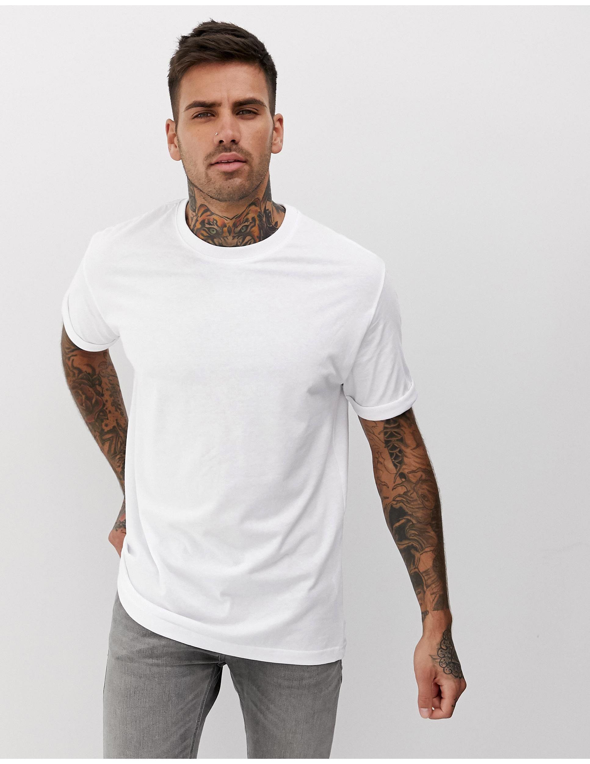 bershka t shirt long fit